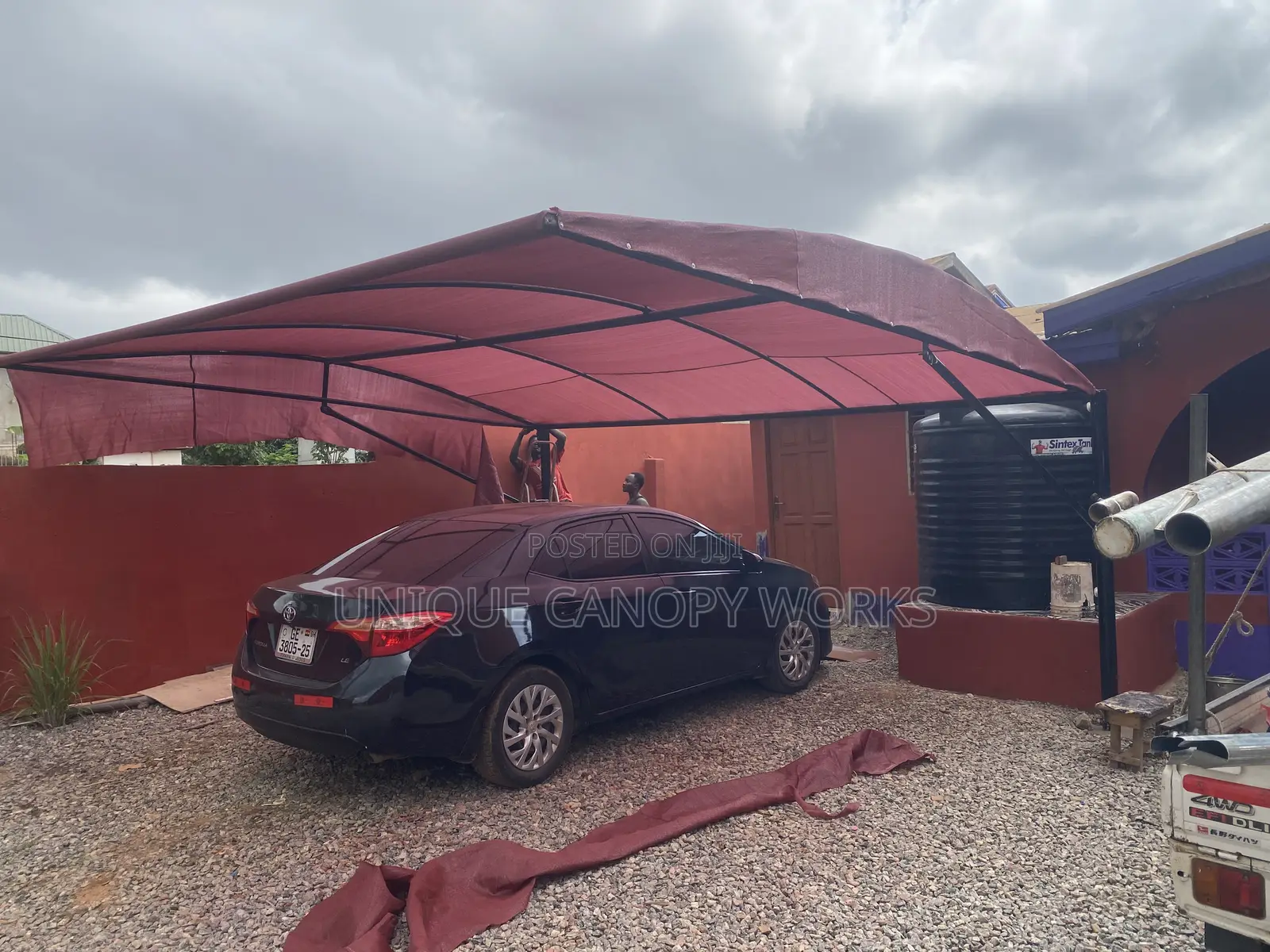 Safe Car Canopy for Homes