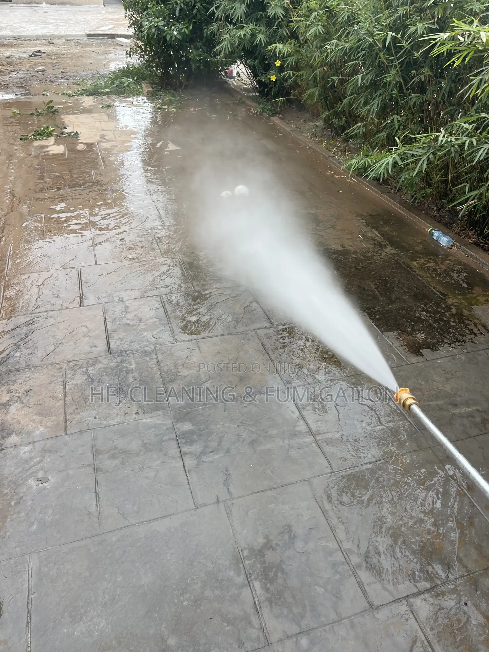 Compound Pressure Washing
