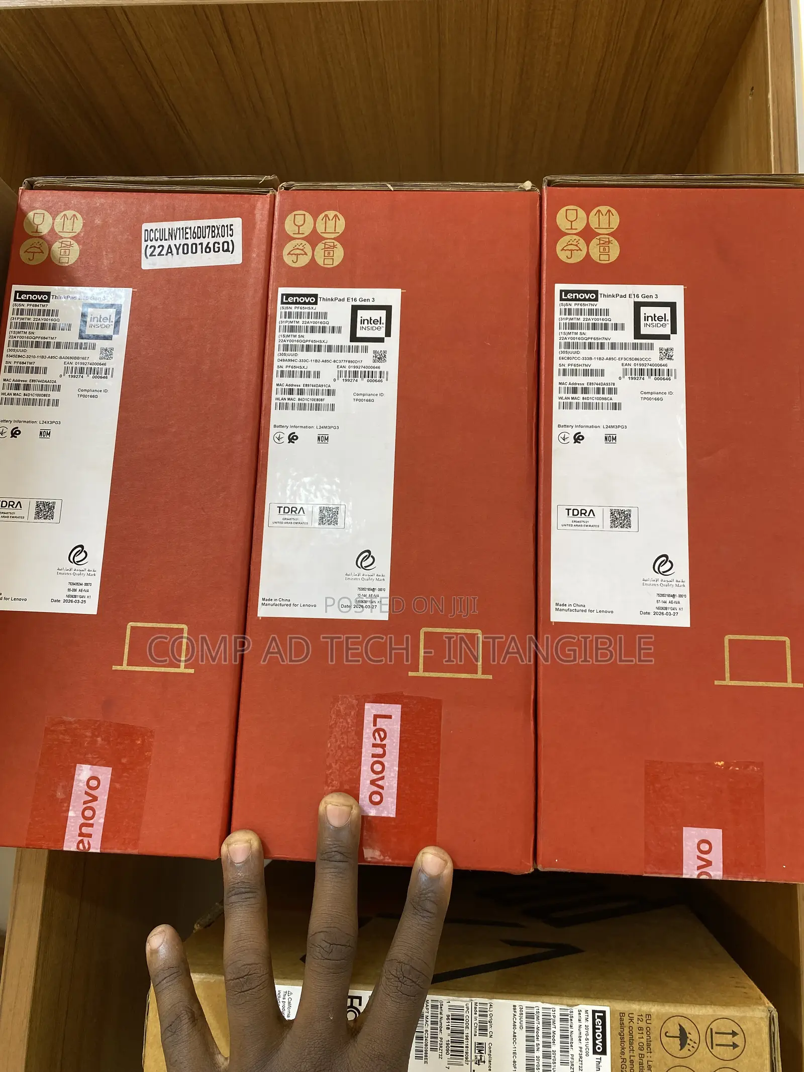 New Laptop Lenovo ThinkPad E16 Gen 3 16GB Intel Core Ultra 7 SSD 512GB
