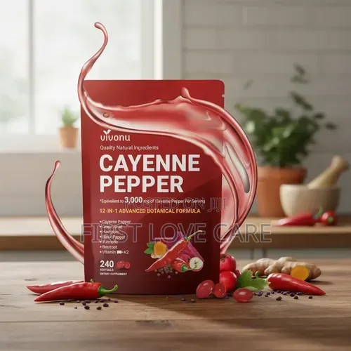 VivoNu Cayenne Pepper Softgels | Leg Vein Heart Support, Beetroot