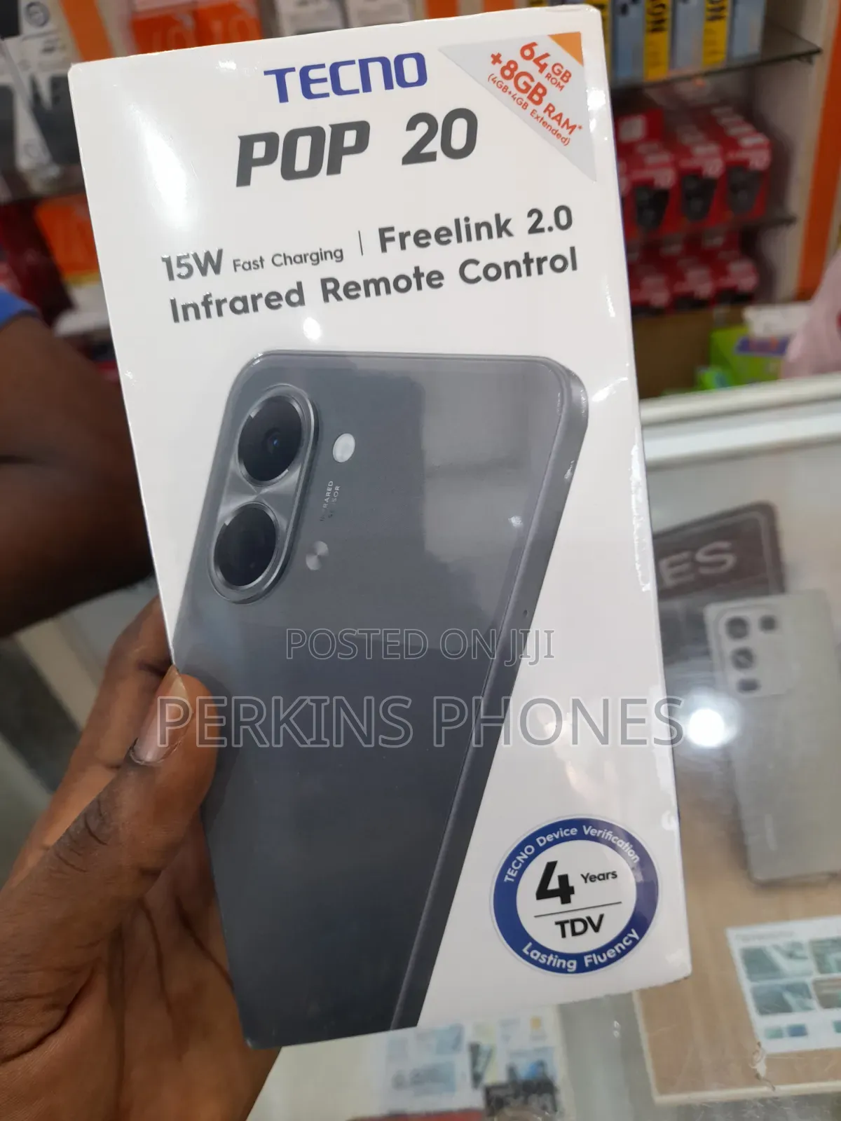 New Tecno Pop 20 64 GB Black