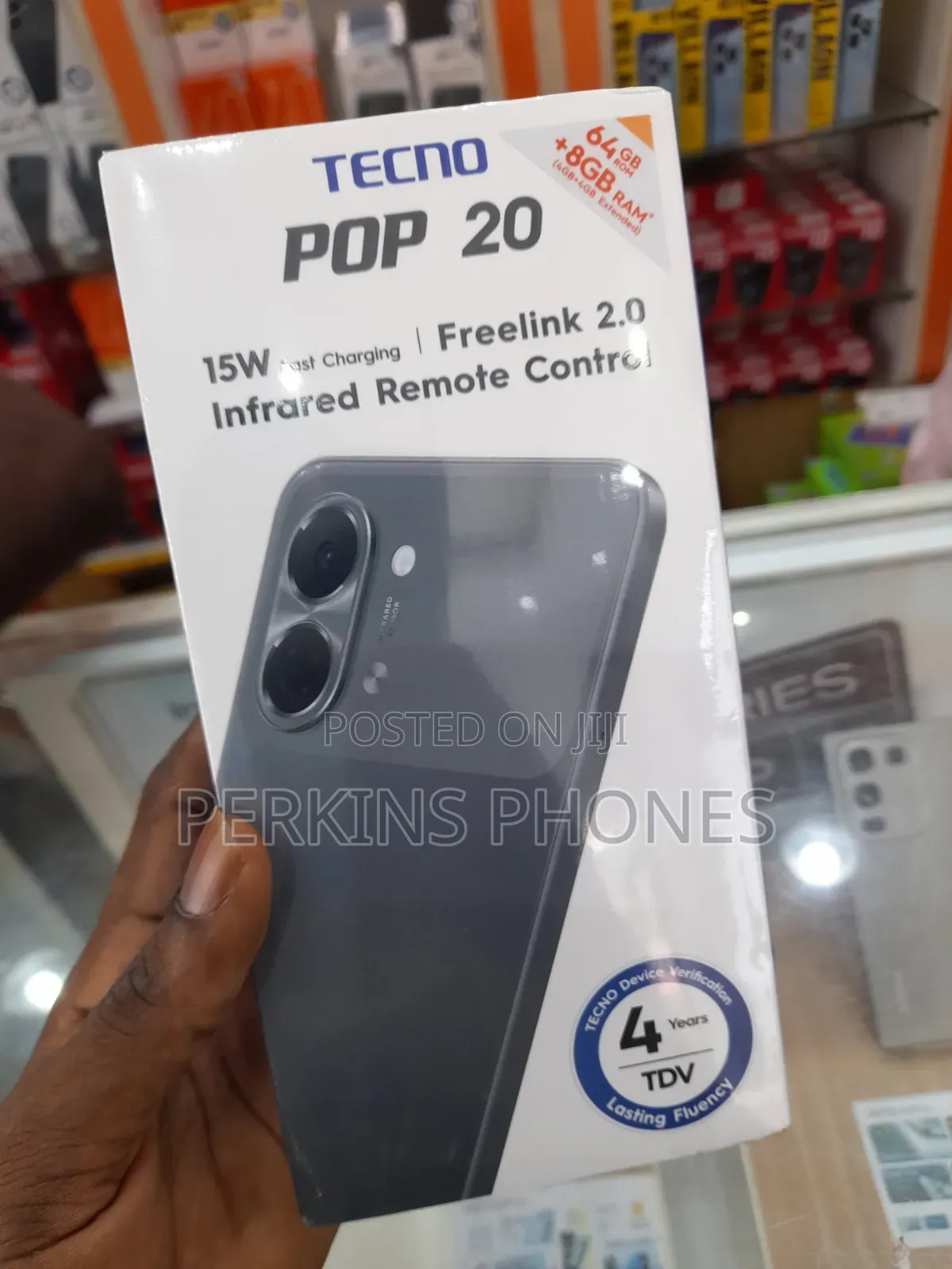 New Tecno Pop 20 64 GB Black