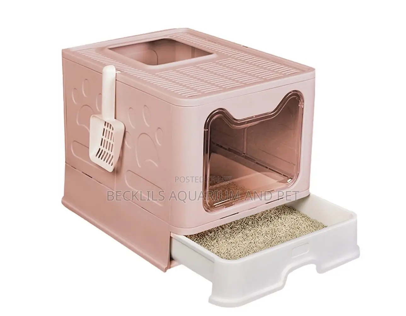 Upper Grade Enclose Bigger Litter Box