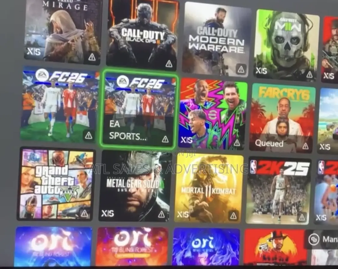 XBOX Series Games Loading 5-7 Games (Offline)