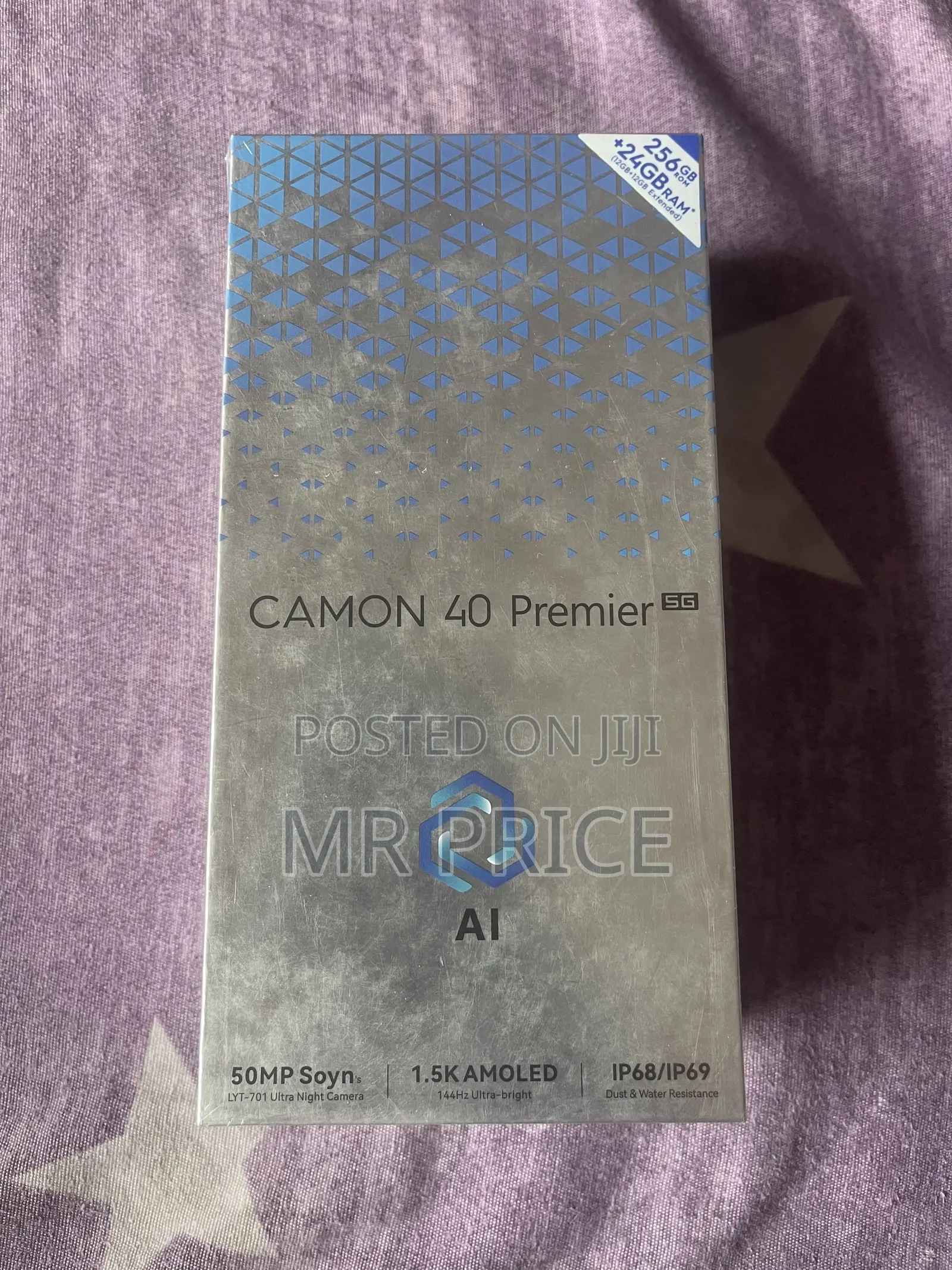 New Tecno Camon 40 Premier 5G 256 GB Black