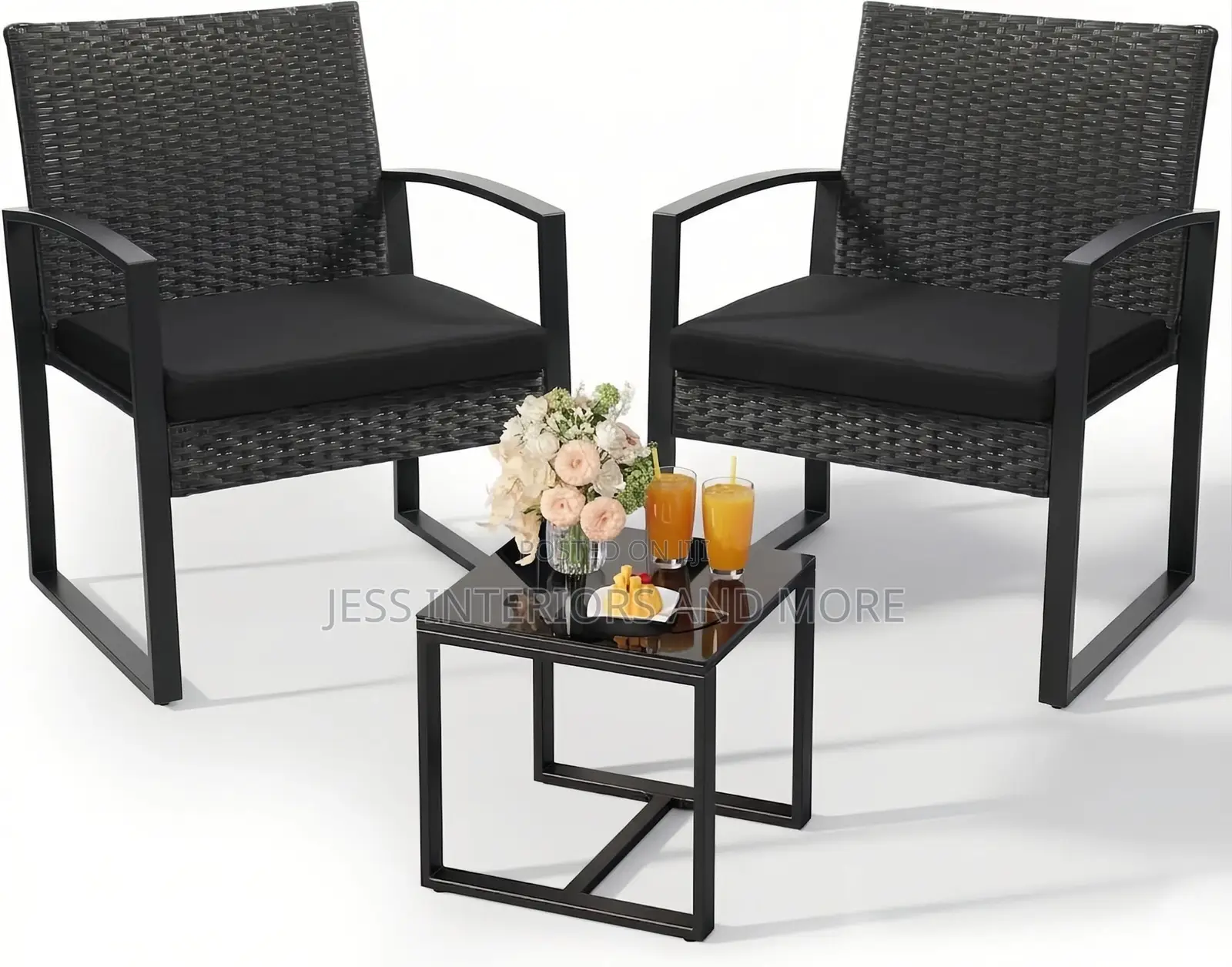 Outdoor 3-Piece Patio Bistro Set