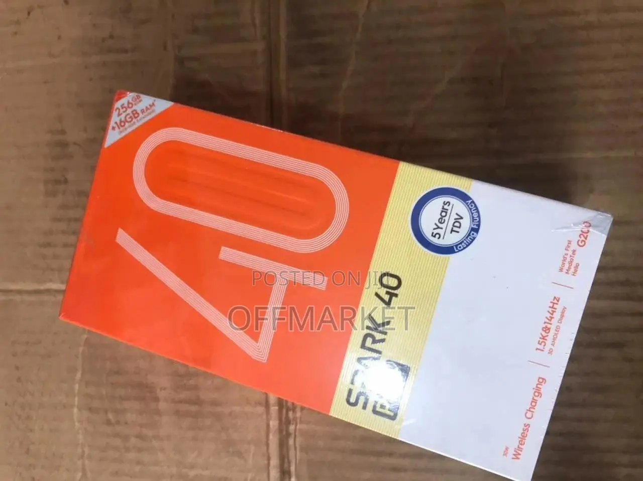 New Tecno Spark 40 Pro+ 256 GB Black