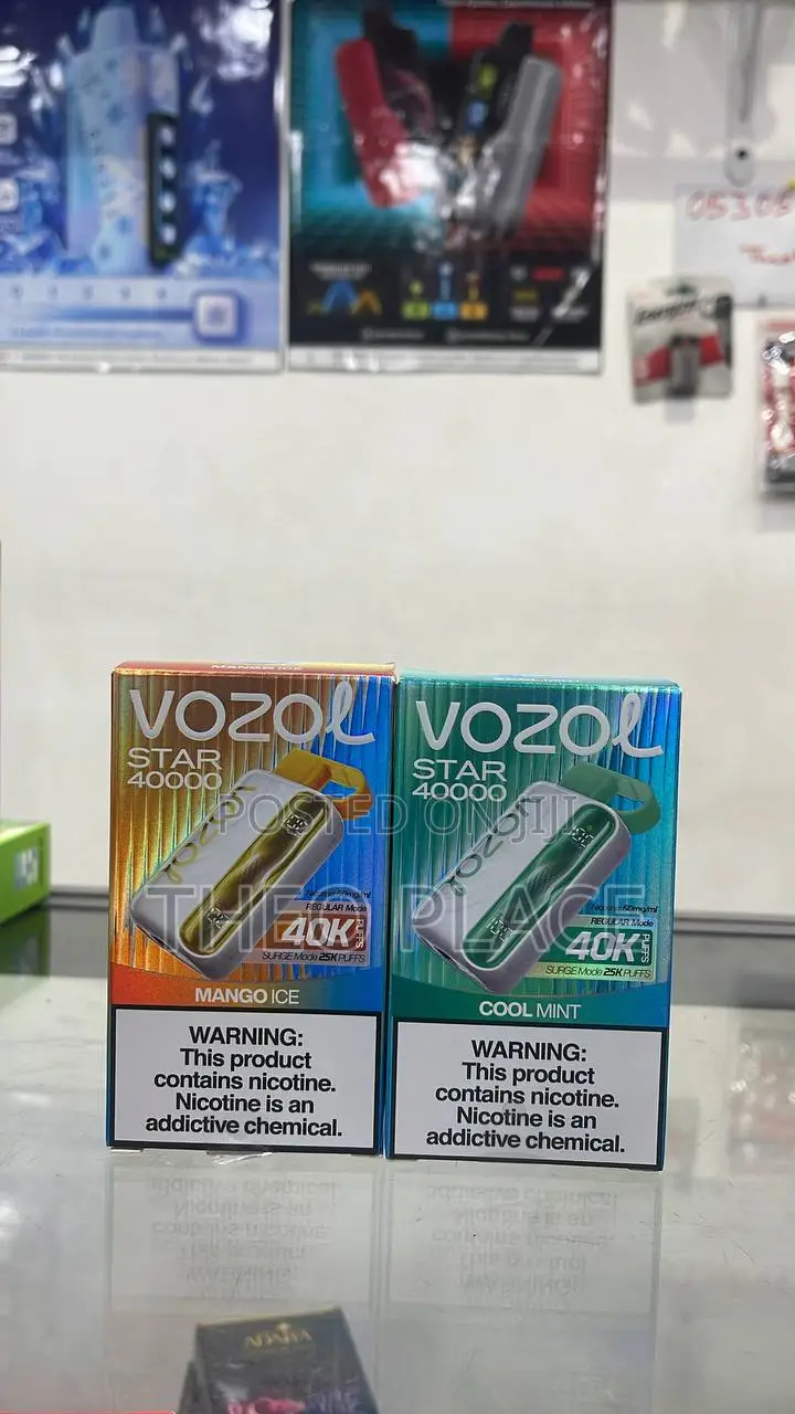 VOZOL STAR 40000 Disposable Vape –40,000 Puffs | Mango Ice Cool Mint