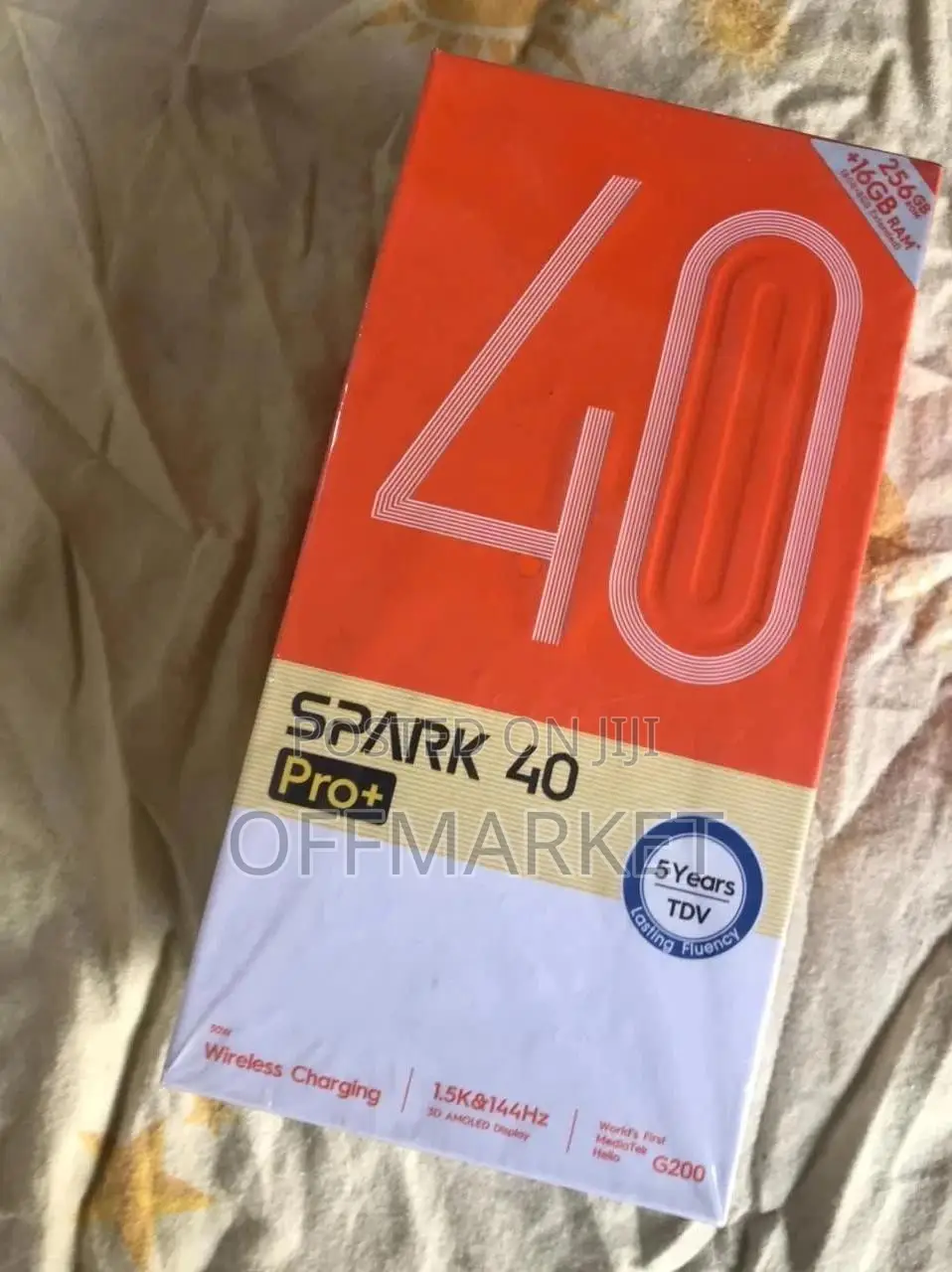 New Tecno Spark 40 Pro+ 256 GB Black