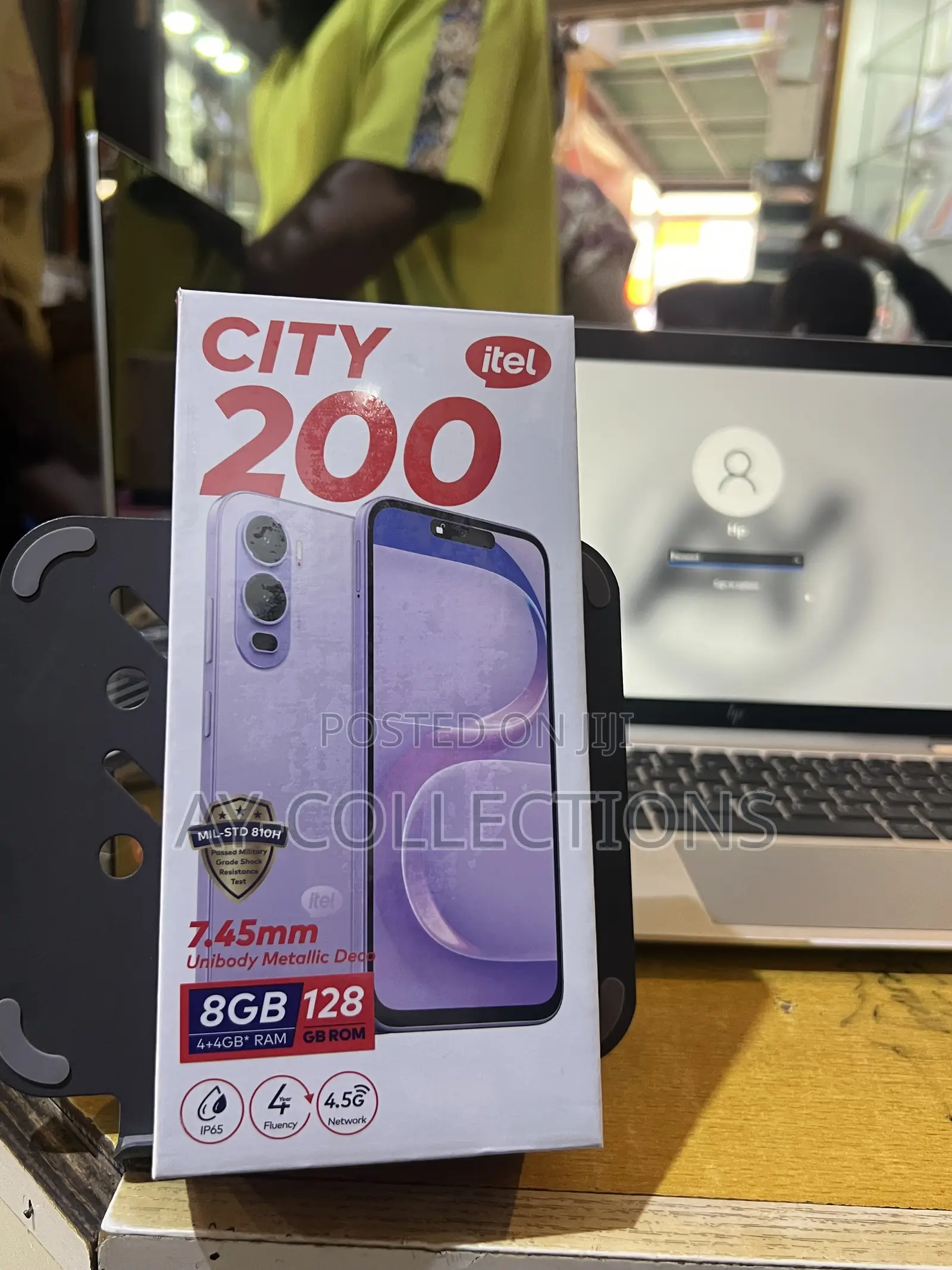 New Itel City 200 128 GB Purple