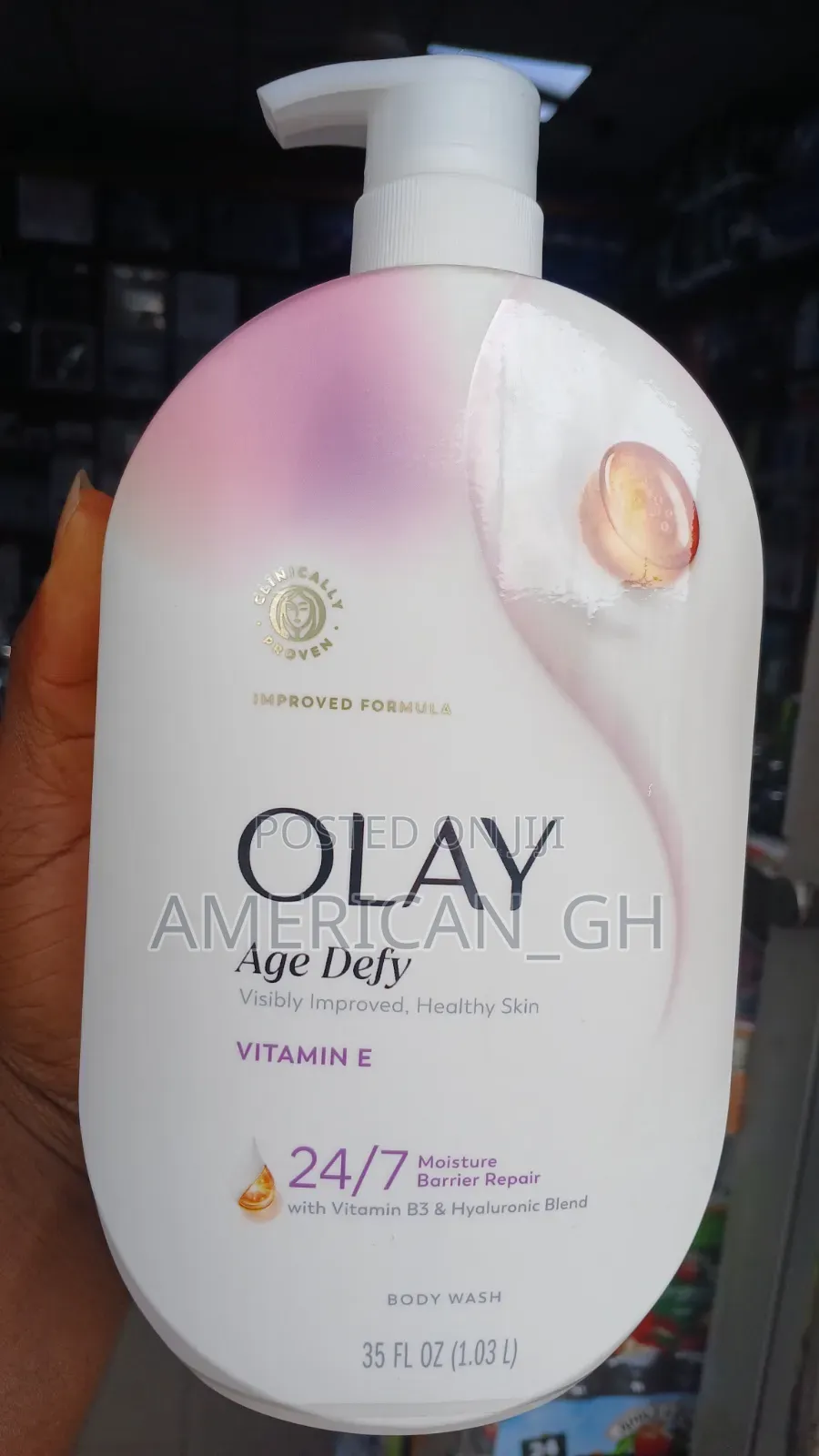 Olay Age Defy Body Wash, 1.03L