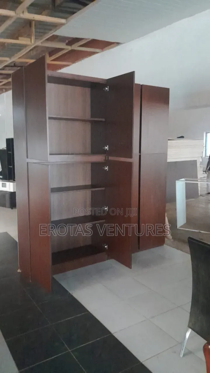 Wood Cabinet - 2 Doors- Custom Office Cabinet