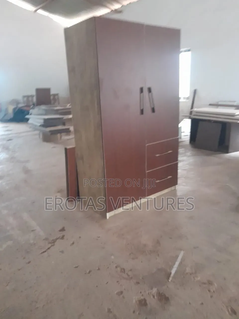Wood Cabinet - 2 Doors- Custom Office Cabinet