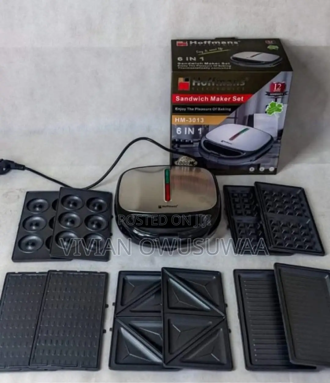 6 in 1 Hoffmans Sandwich Maker