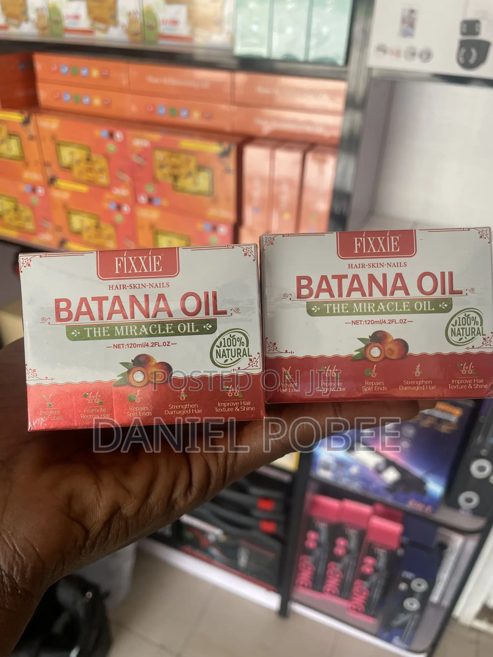 Fixxie Batana Oil 120ml – 100% Natural Hair Growth Oil