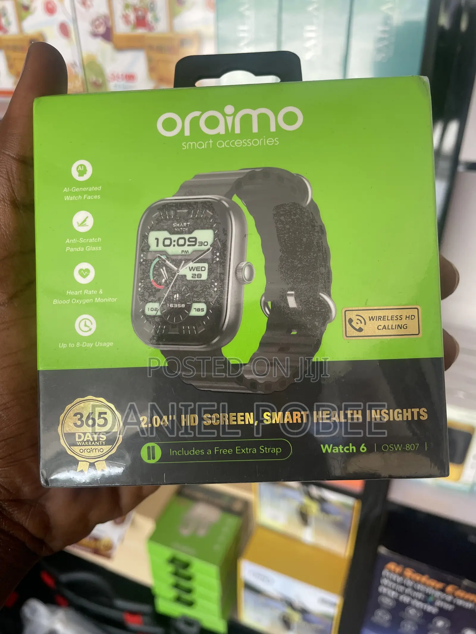 Oraimo Watch 6R Smartwatch With Bluetooth Calling