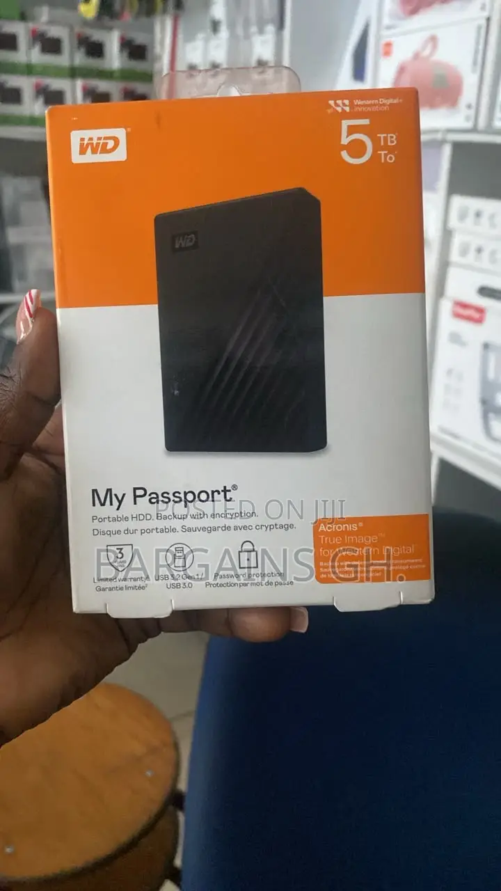 Weatern Digital 5TB My Passport External Hard Drive