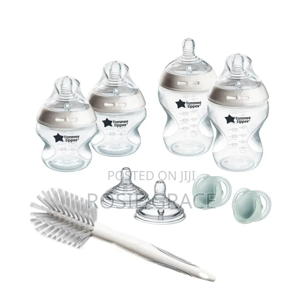 9 PCs Tommee Tippee Feeding Bottle Set
