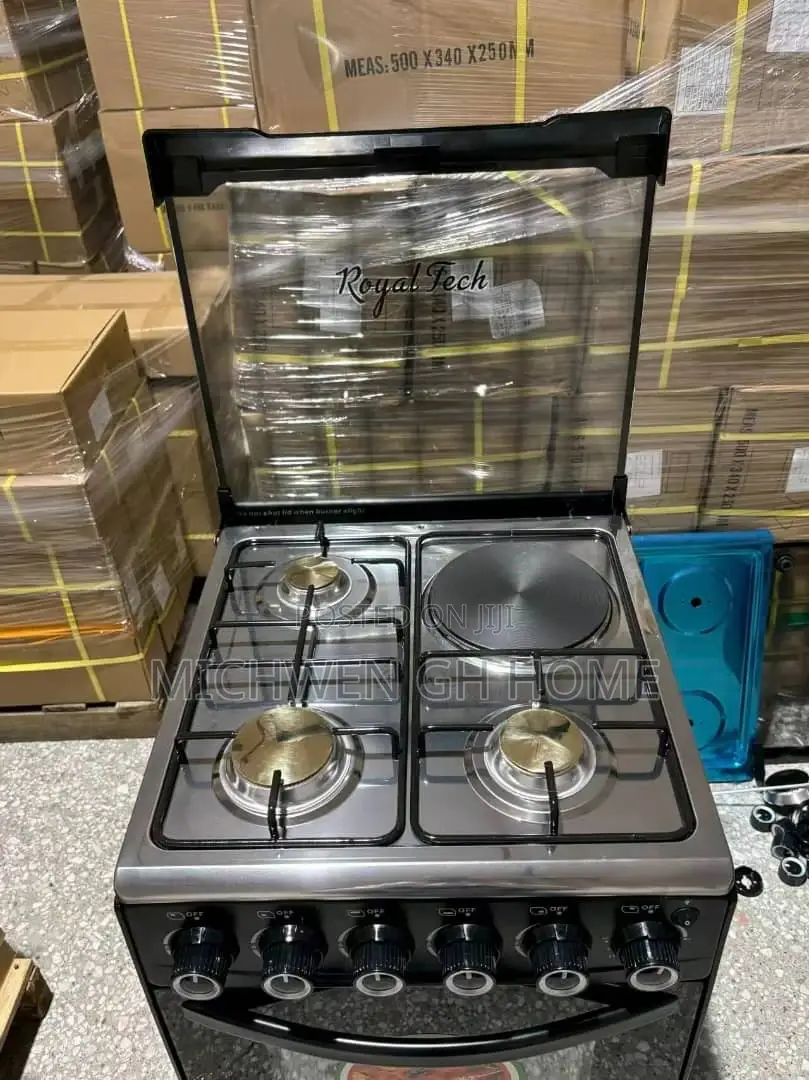 Royaltech 50x50 3 Burner Gas+ 1 Electric Oven With Grill