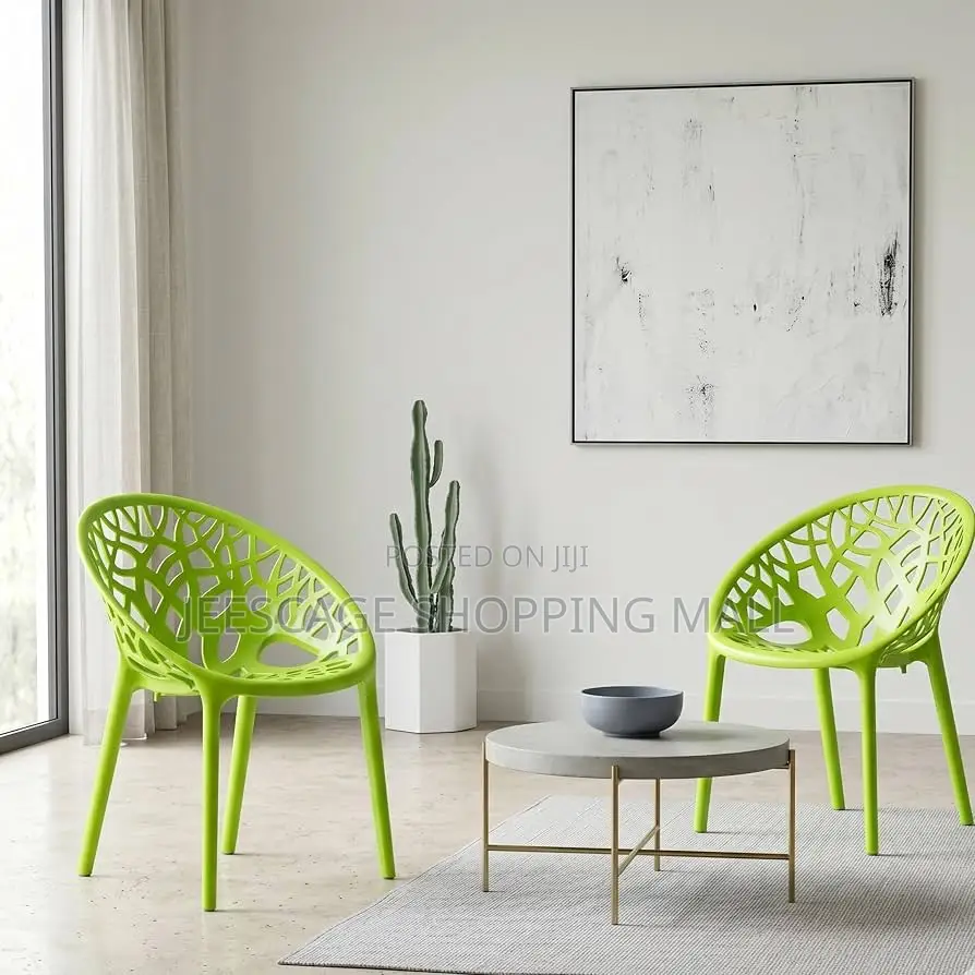 Modern Different Colors Geometric Bistro Dining Set With Glass Table