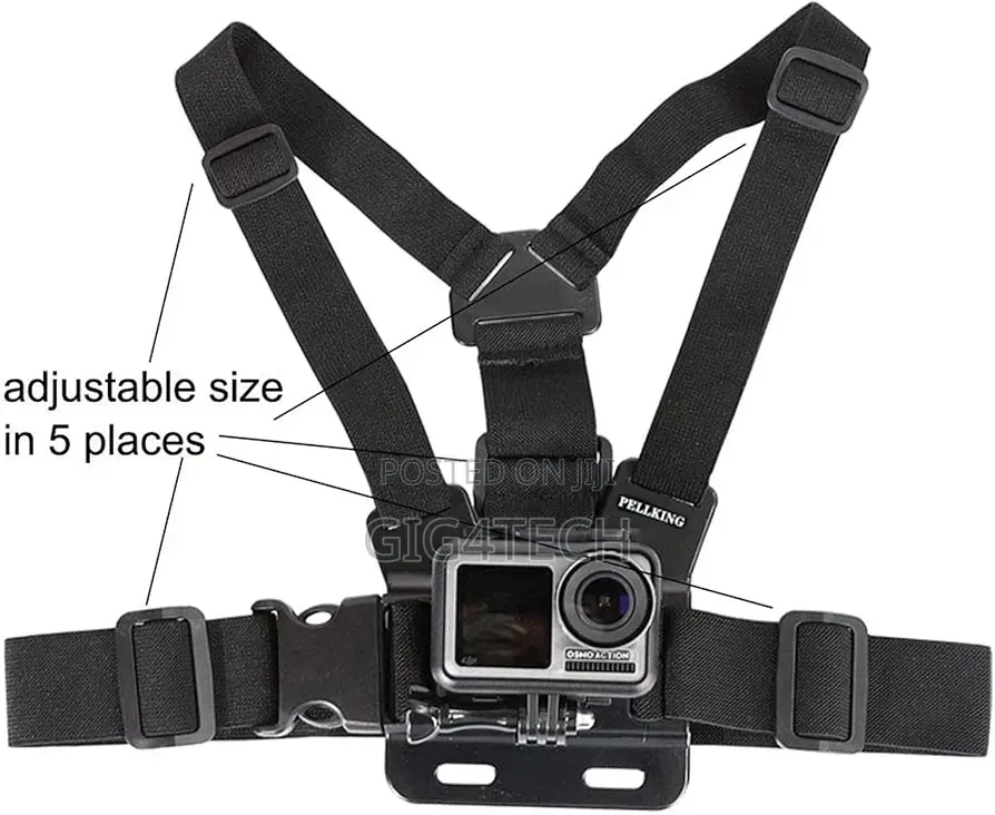 Chest Smart Phone and Action Camera Strap Holder