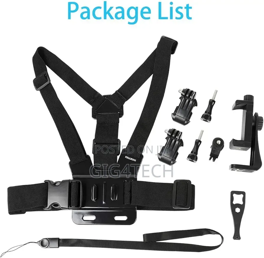 Chest Smart Phone and Action Camera Strap Holder