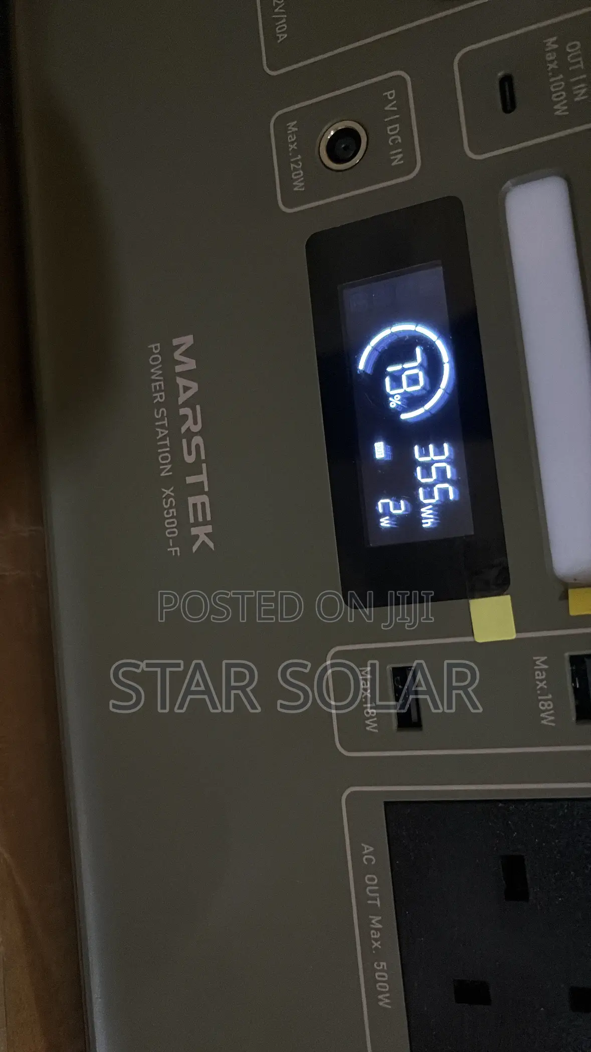 500w/510Wh Marstek Portable Power Station