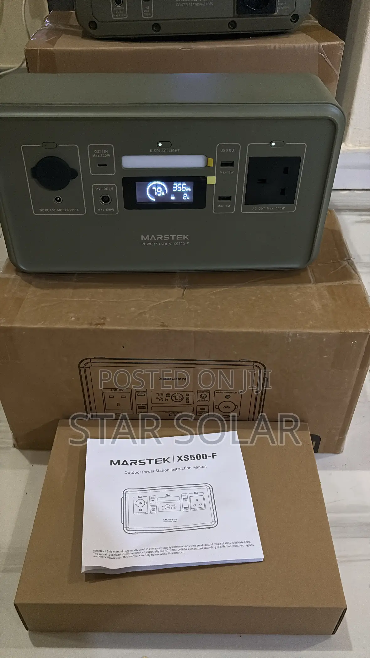 500w/510Wh Marstek Portable Power Station