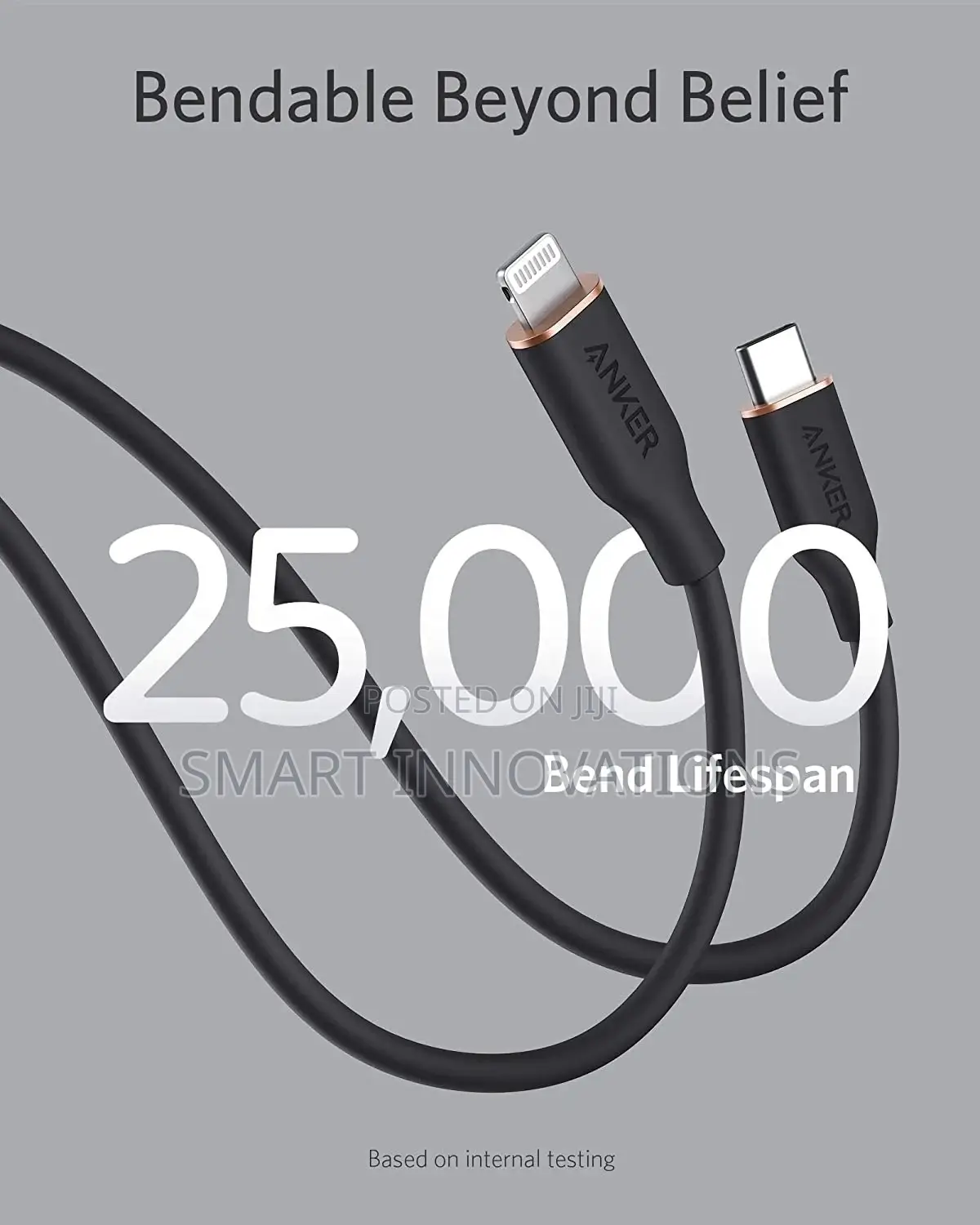 Anker 641 USB-C to Lightning Cable (Flow, 6 Ft Silicone)