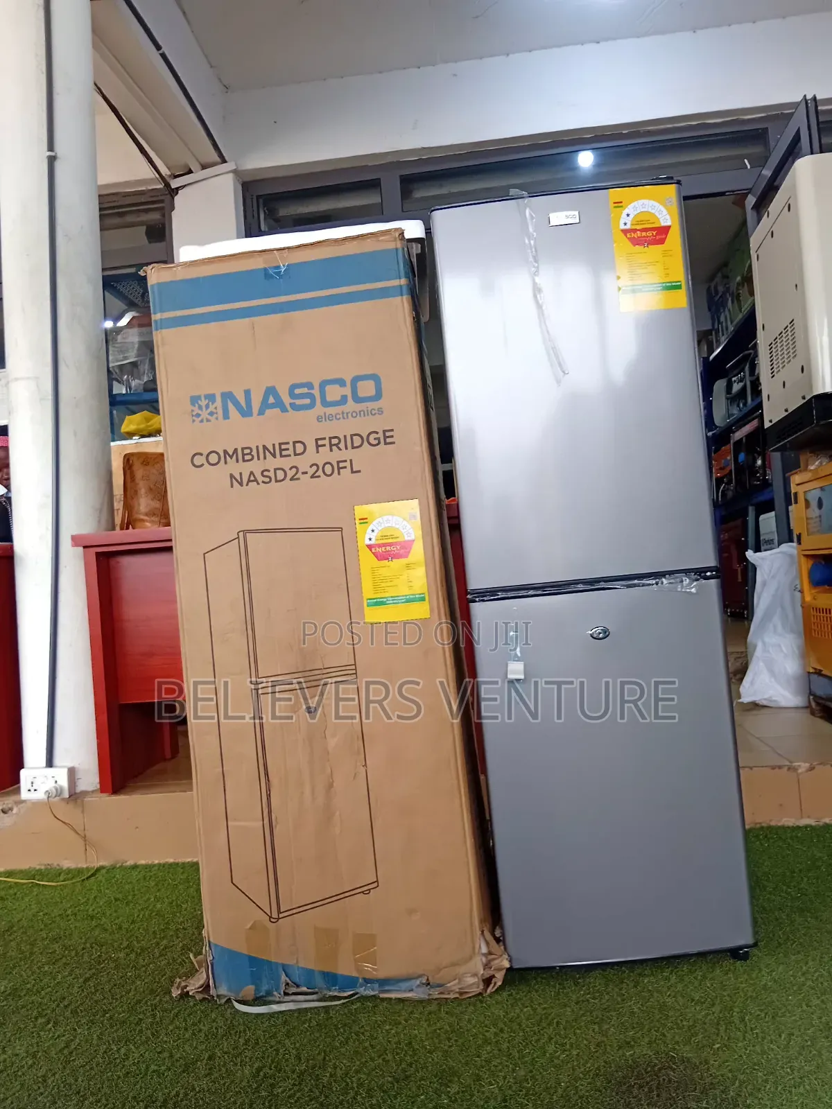 Brand New Nasco 136L Fridge-Freezer – Fast Cooling Low Noise