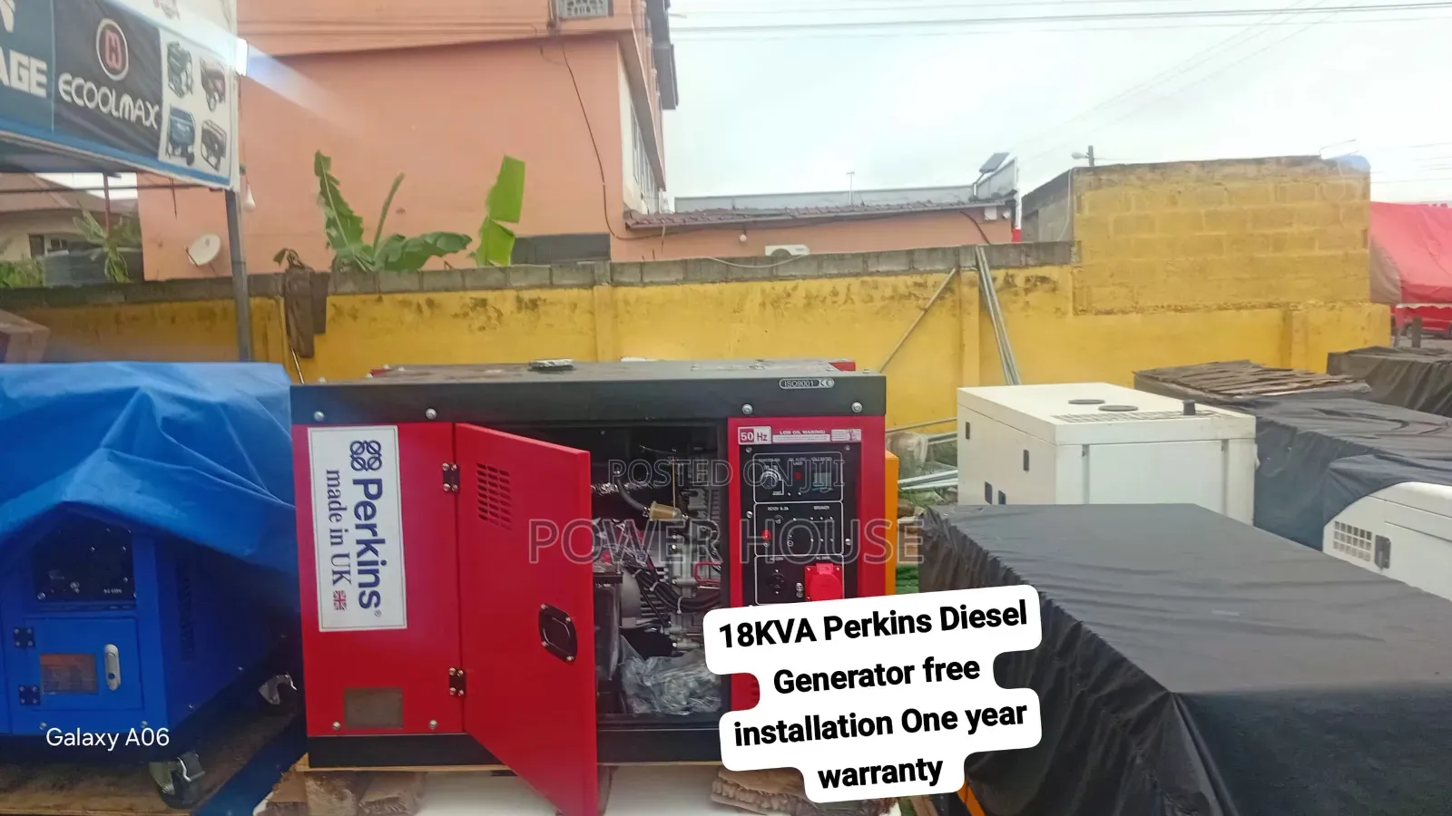 18kVA Perkins Diesel Generator – Built Tough for Every Business