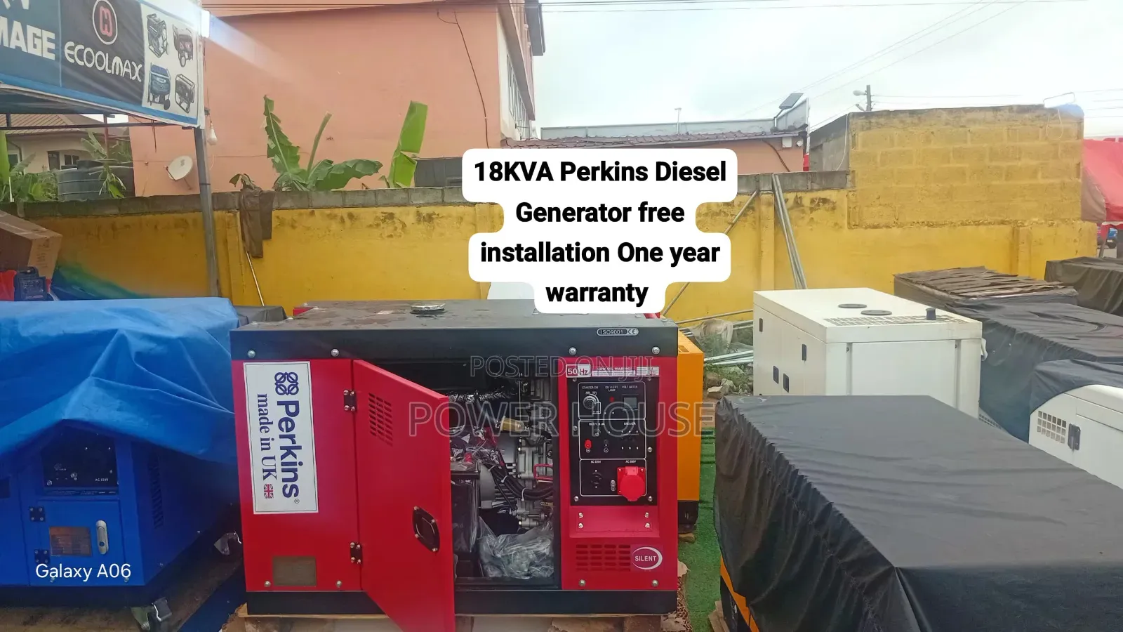 18kVA Perkins Diesel Generator – Built Tough for Every Business