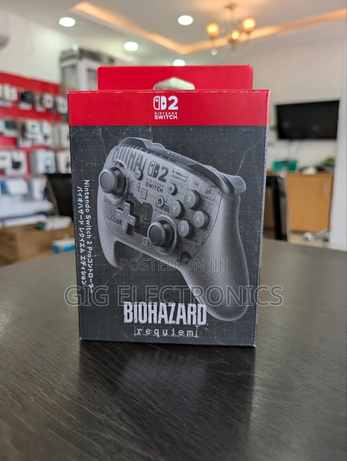 Nintendo Switch 2 Pro Controller Resident Evil Requiem Edition