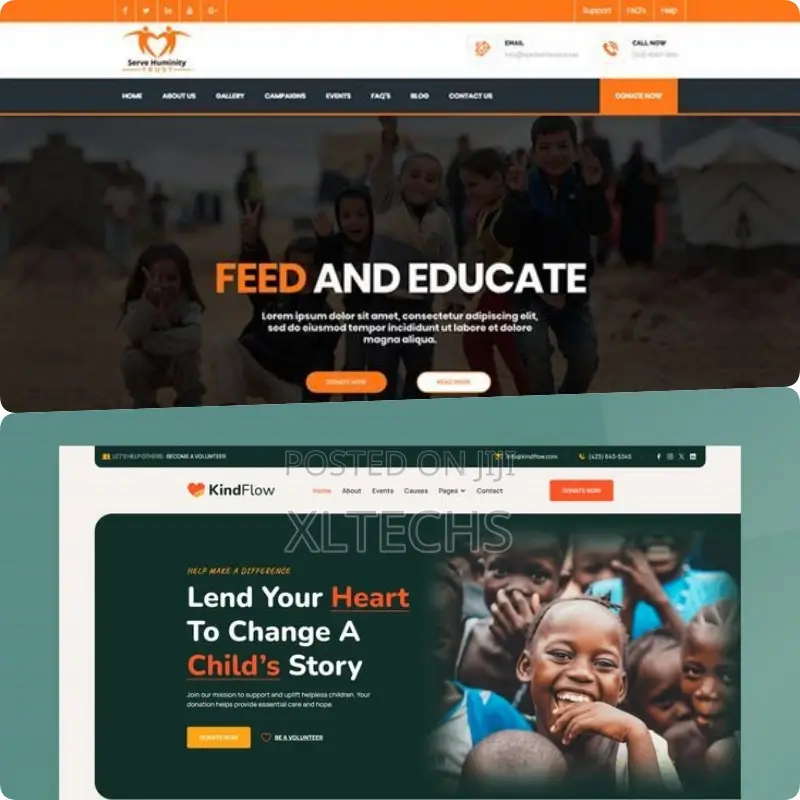 NGO Foundation Website Design Services in Ghana