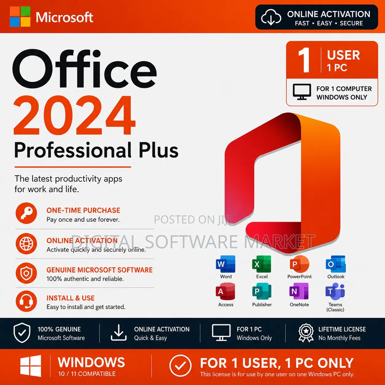 Microsoft Office 2024 Professional Plus Activation Key