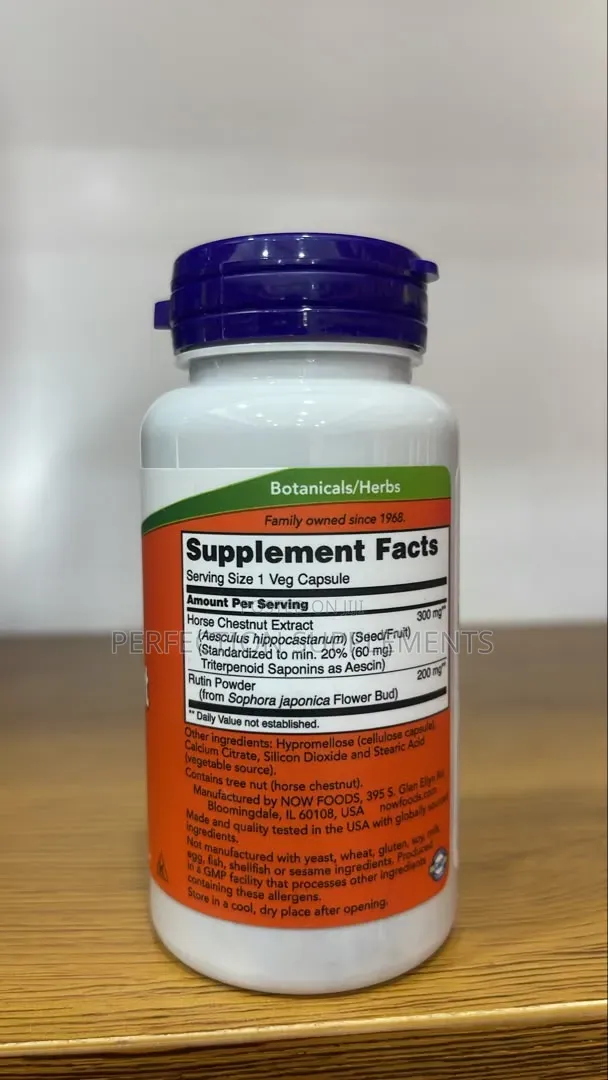 NOW Horse Chestnut 300 Mg Veg Capsules Circulatory Support*