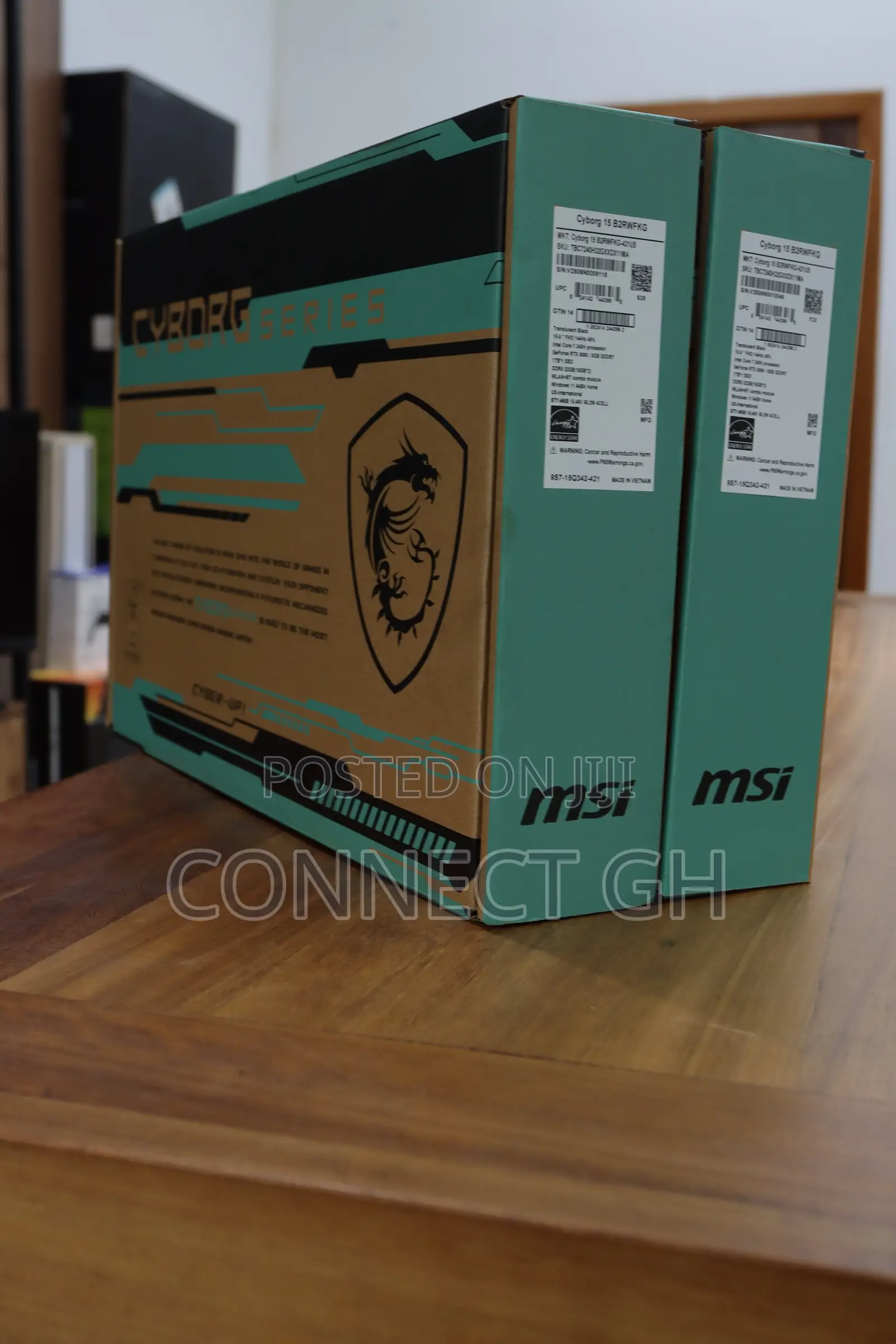 New Laptop MSI Cyborg 15 32GB Intel Core i7 SSD 1T