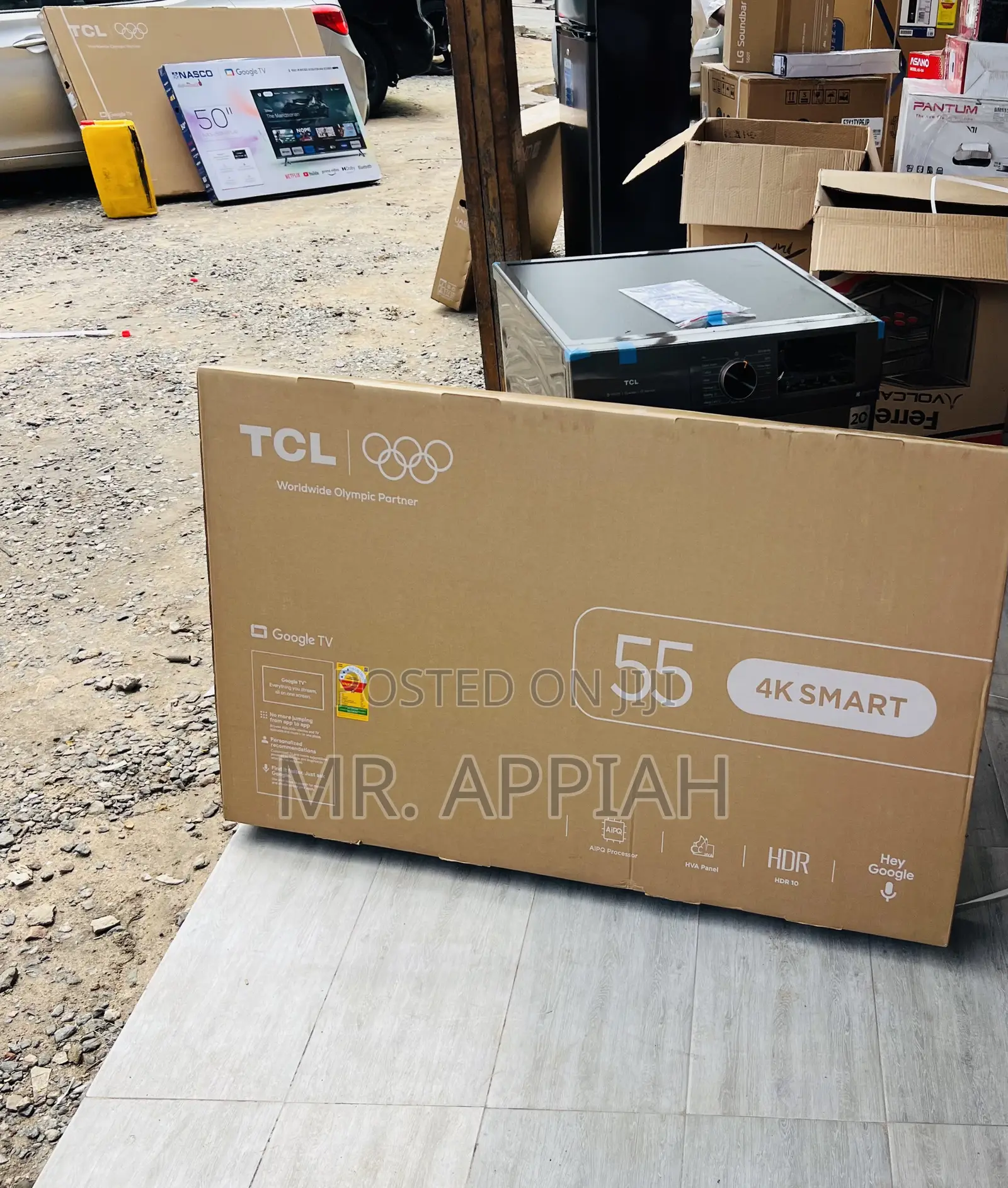 Unique TCL 55” Uhd Smart Screen Google