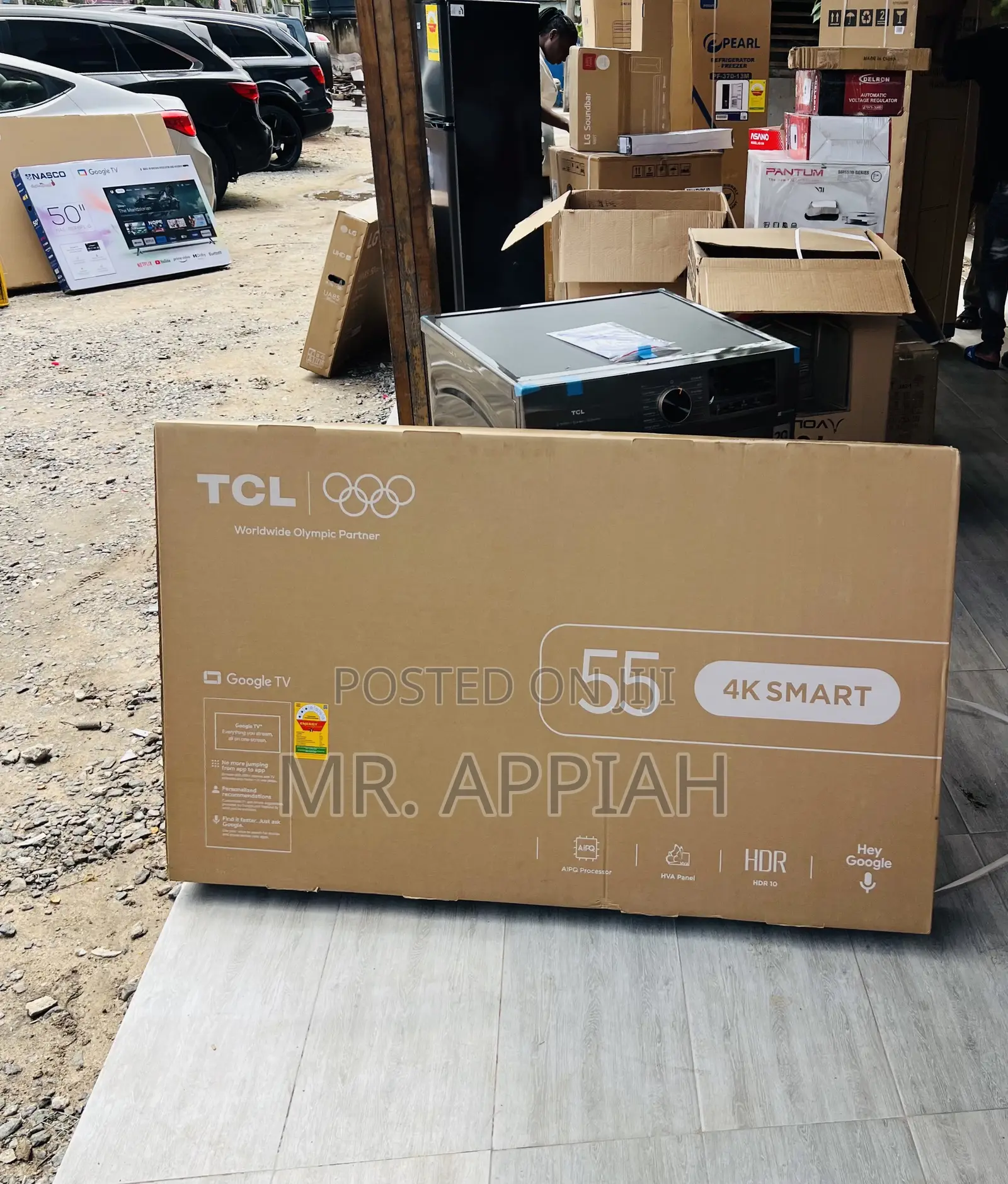 Check Out Classic TCL 55” Uhd Smart TV(2024 Model) Black