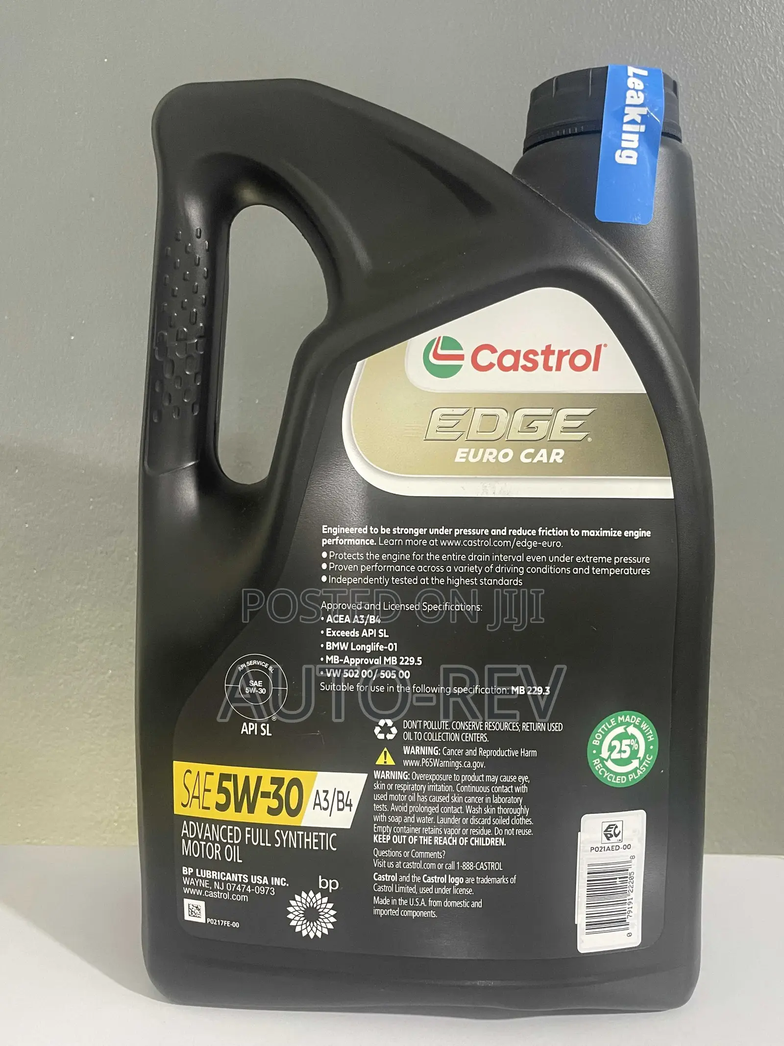 CASTROL EDGE 5w-30 || Euro Car || Miles of Protection