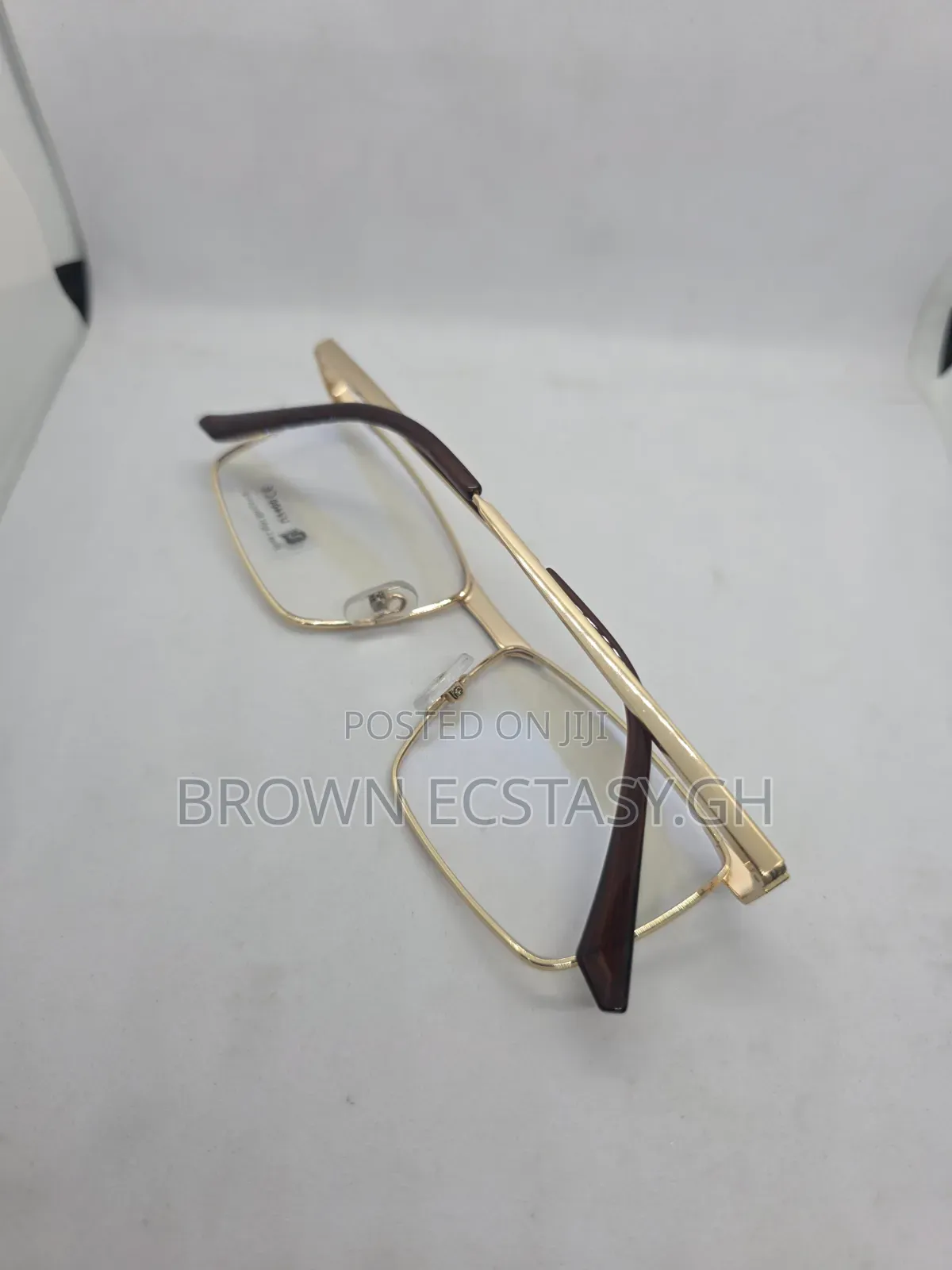 Blue Light Protection Gold Trim Glasses