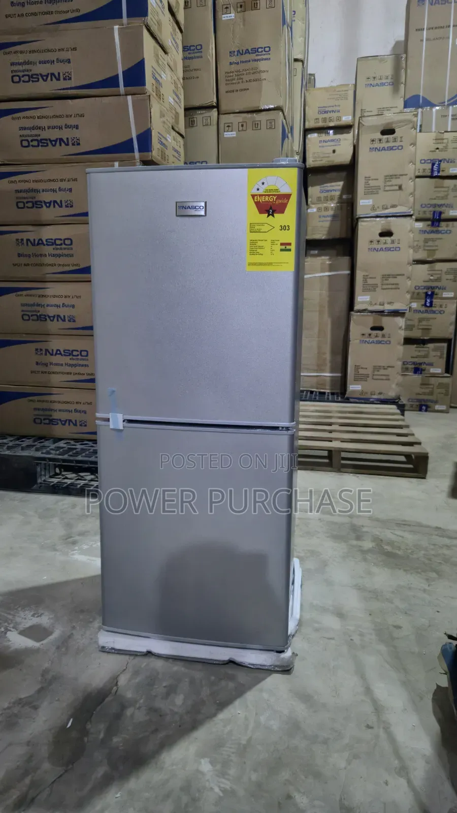 Brand New Nasco 106 Litres Bottom Freezer Refrigerator