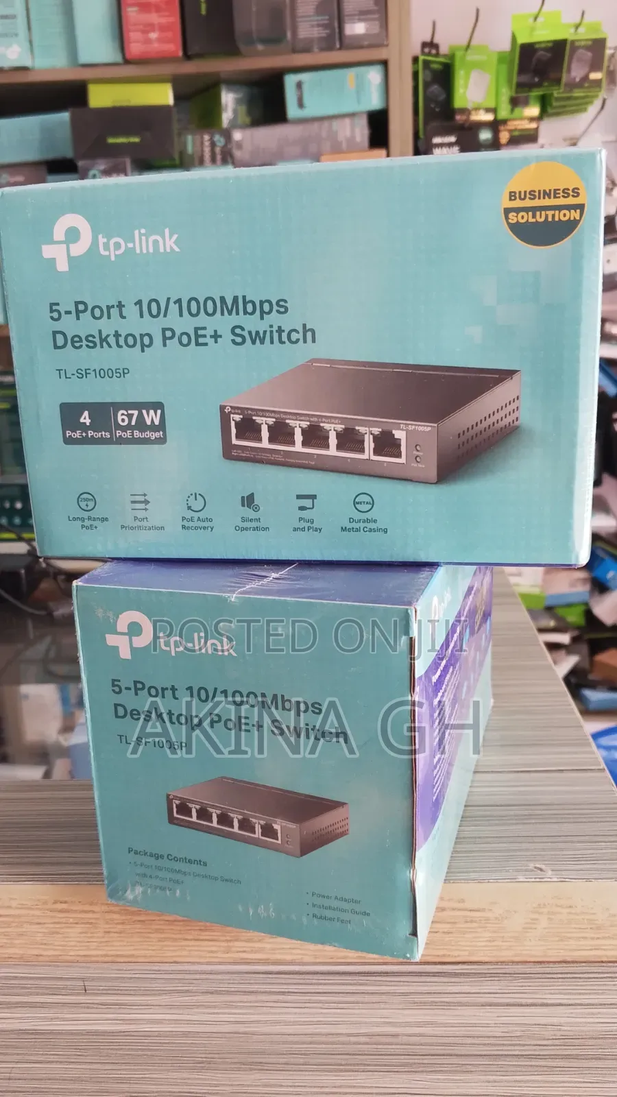 5 Port 10/100mbps Desktop Poe+ Switch / TL-SF1005P