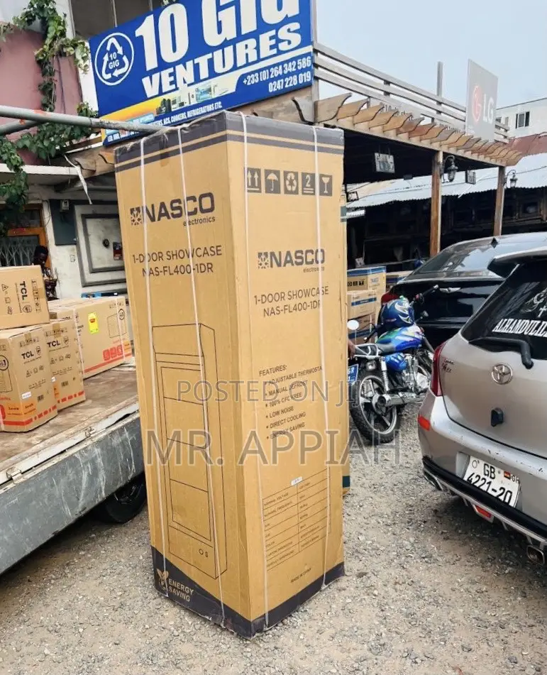 High Sufficient Nasco 358L Glass Door Beverage Cooler 