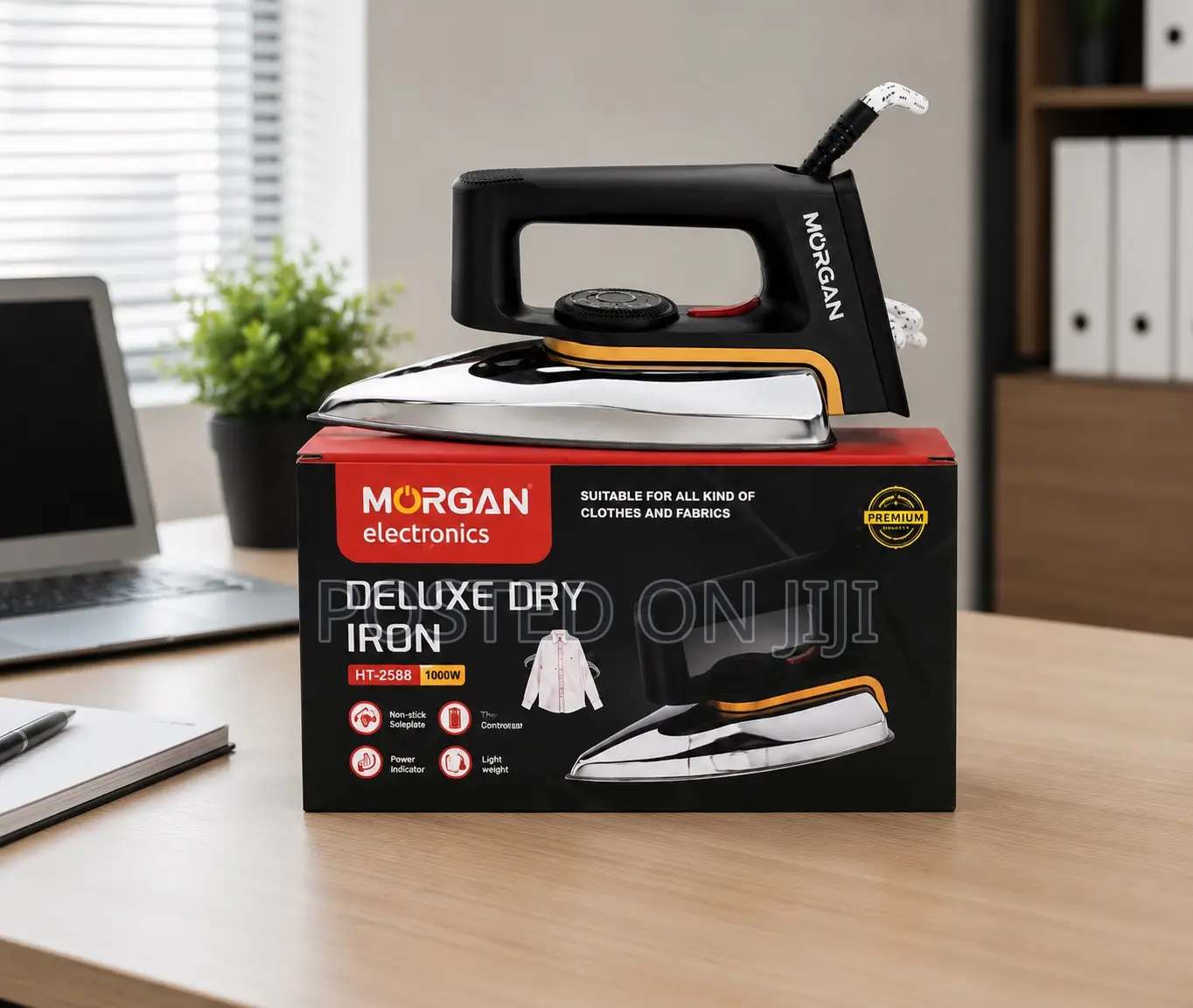 Deluxy Electric Dry Iron 1000w