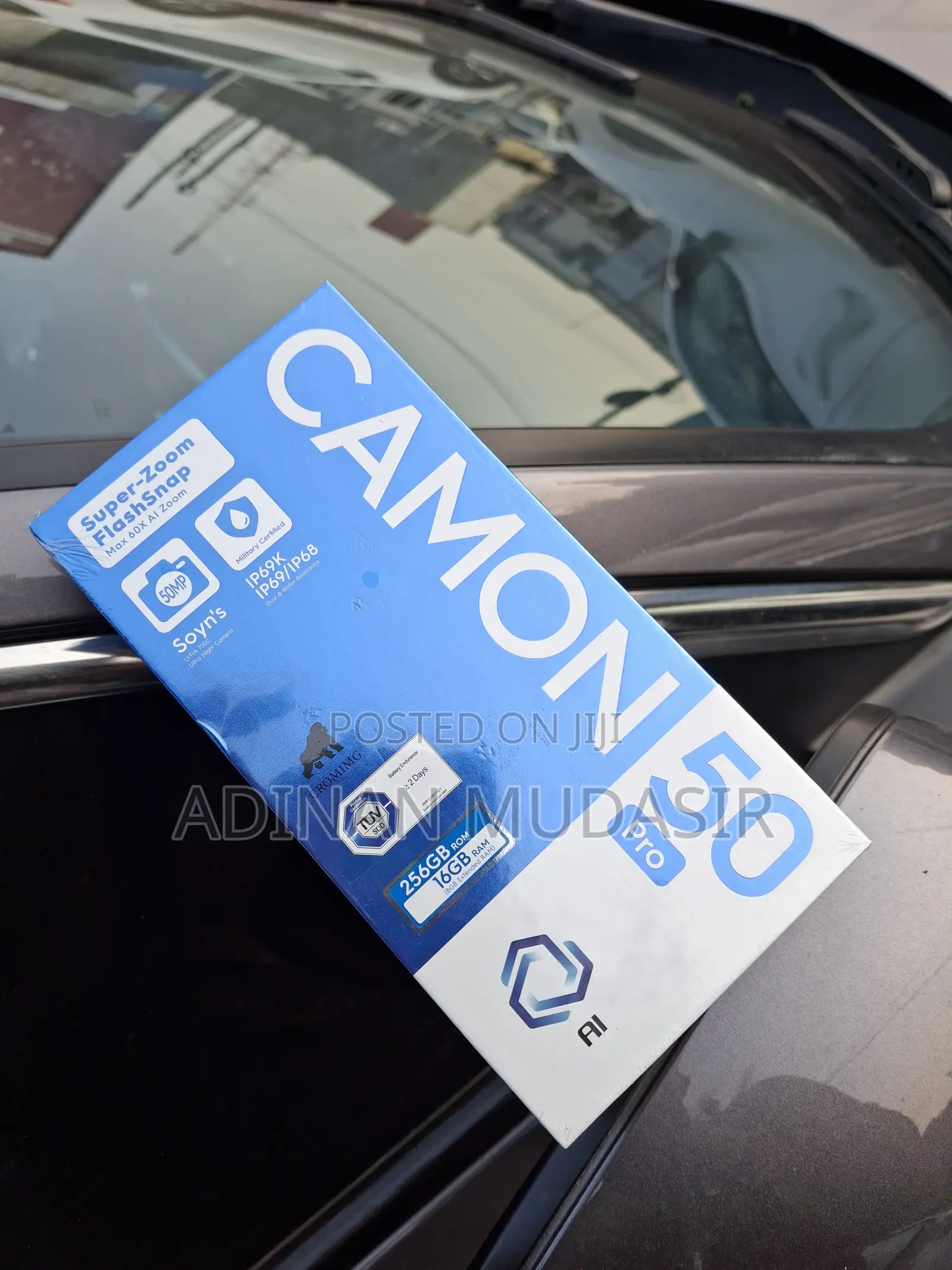 New Tecno Camon 50 Pro 256 GB Black
