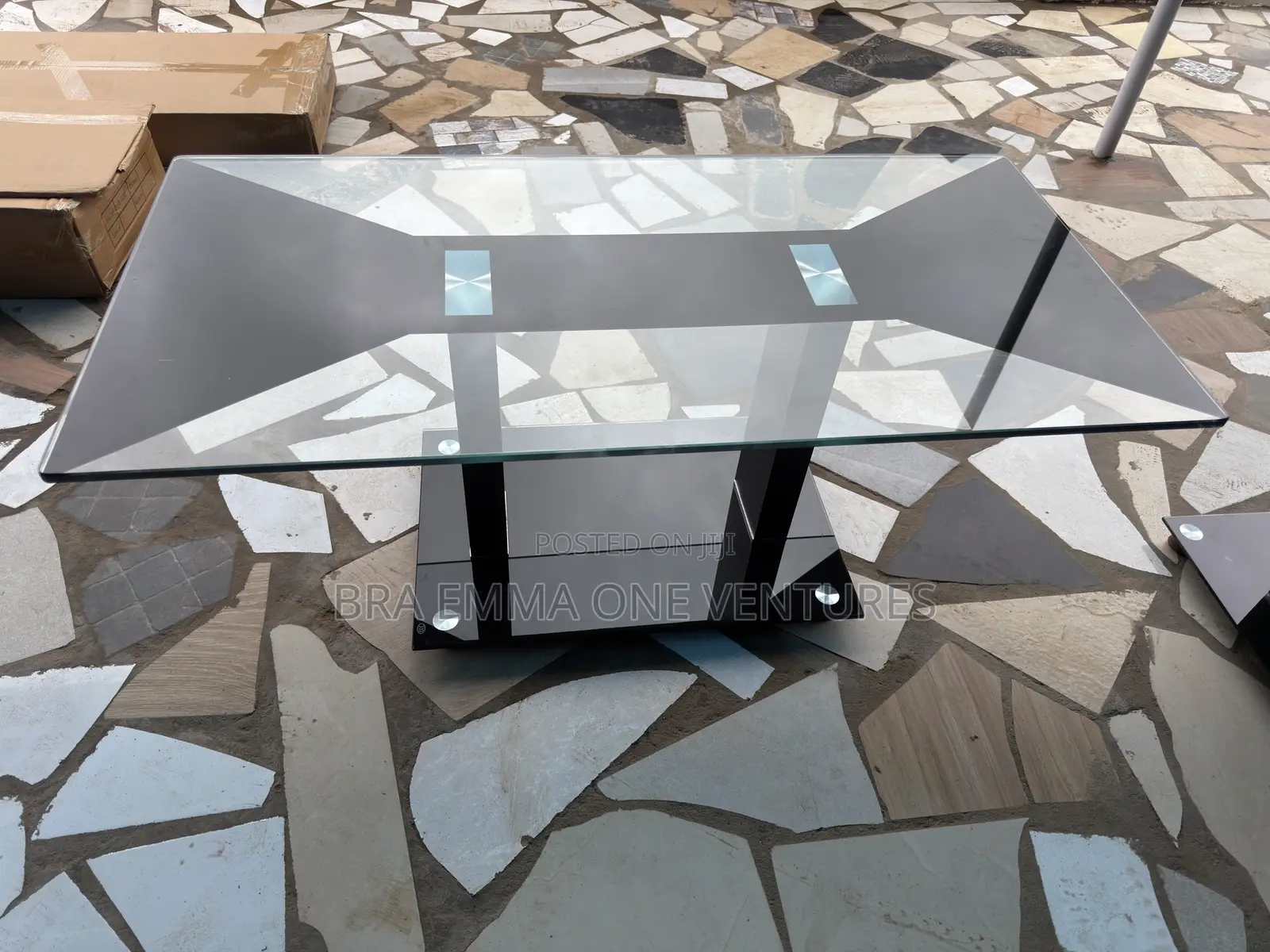 Modern Glass Center Table for Sale
