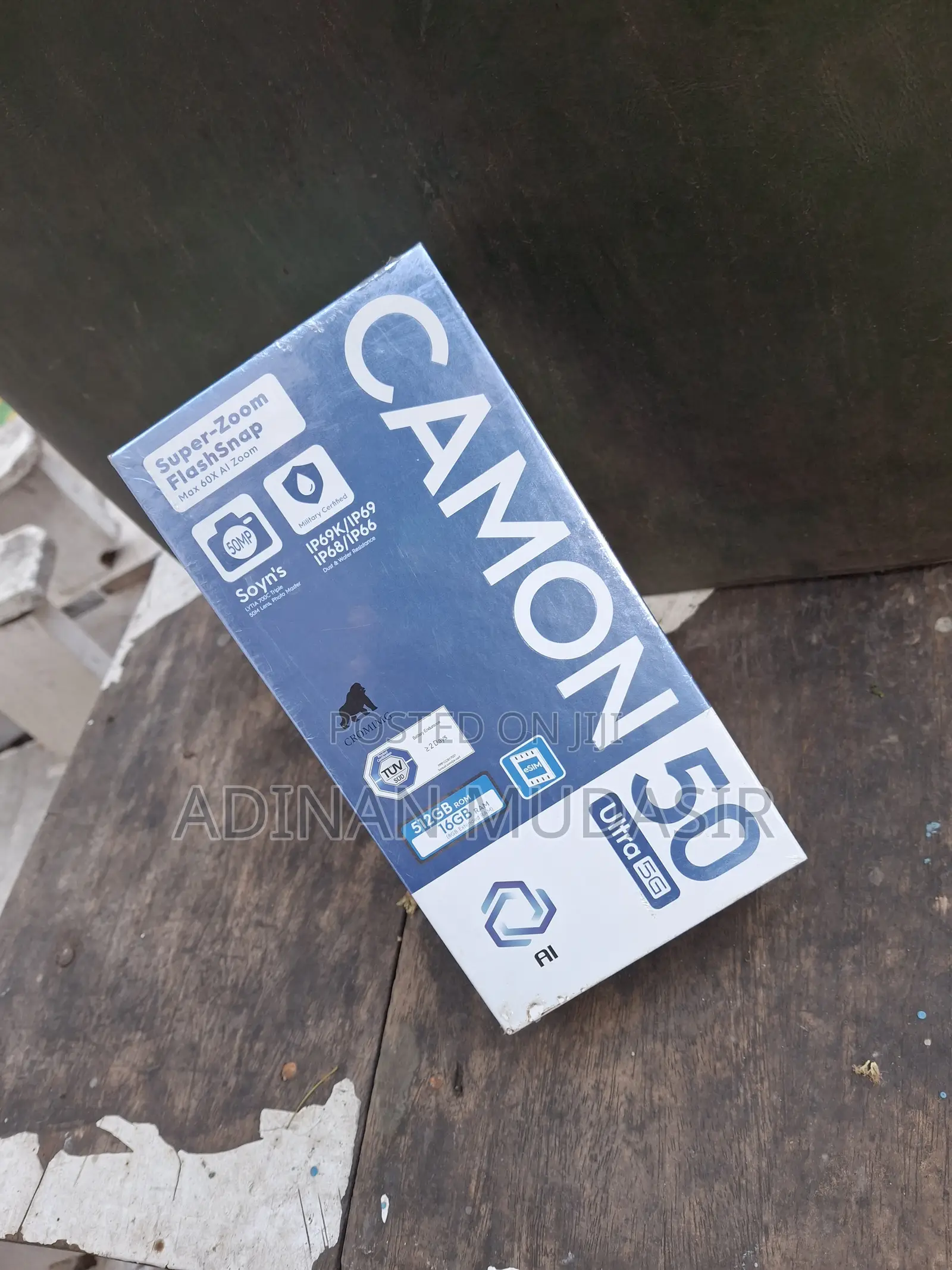 New Tecno Camon 50 Ultra 512 GB Black