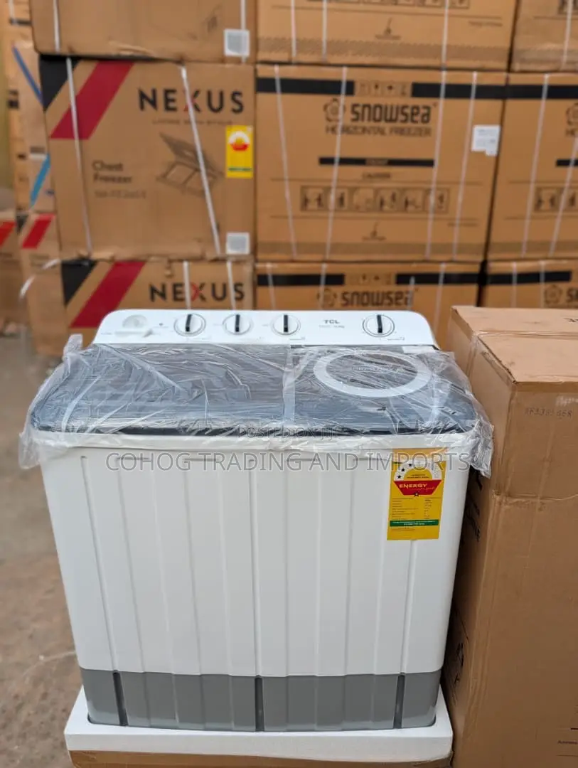 TCL 10.5kg Semi Automatic Washing Machine
