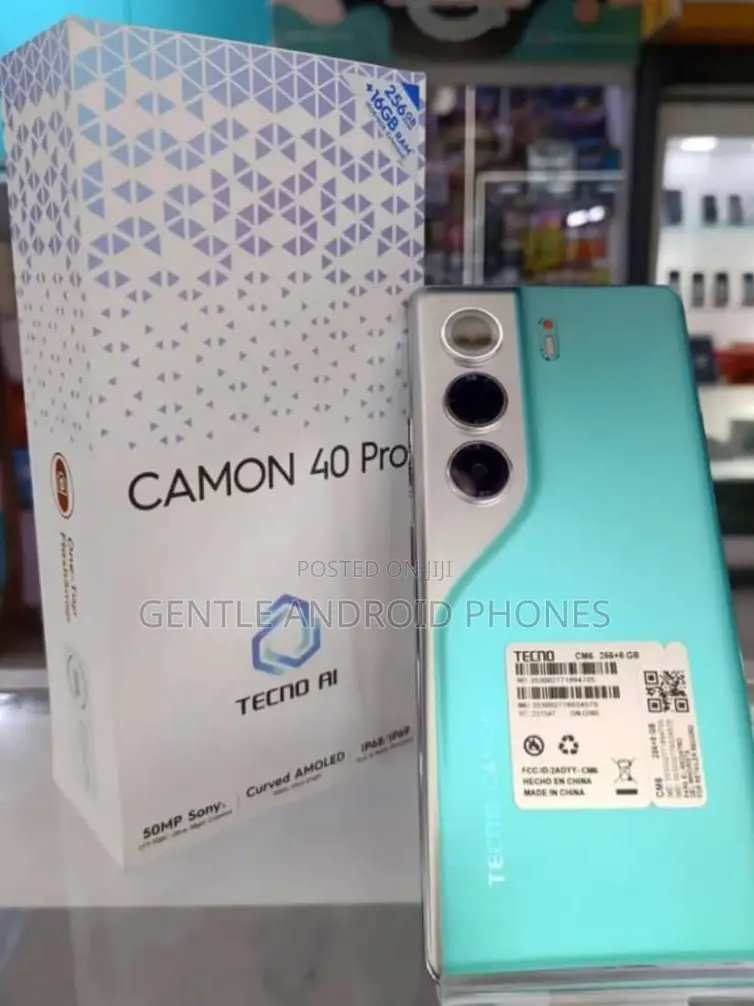 New Tecno Camon 40 Pro 5G 256 GB Blue